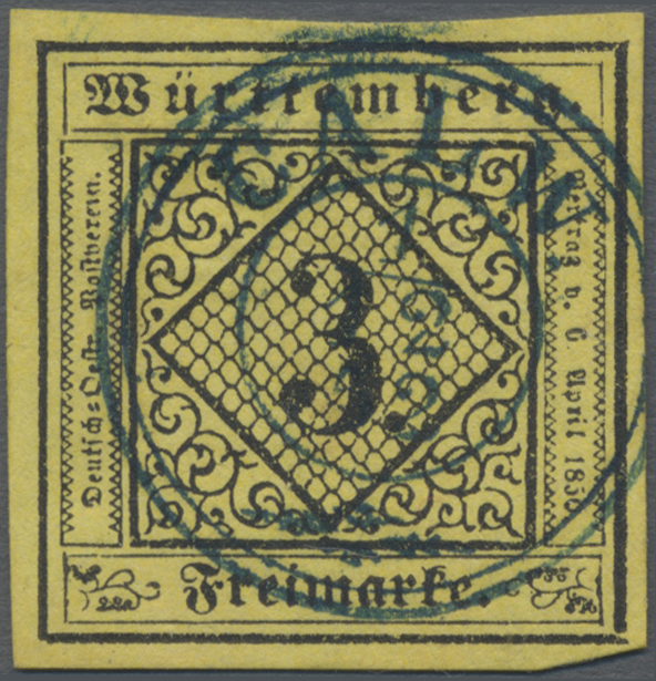 Lot 04648 - Württemberg - Marken und Briefe - Auktionshaus Christoph Gärtner GmbH & Co. KG 56th AUCTION - Day 3 Lot 04648 - Württemberg - Marken und Briefe - Auktionshaus Christoph Gärtner GmbH & Co. KG 56th AUCTION - Day 3