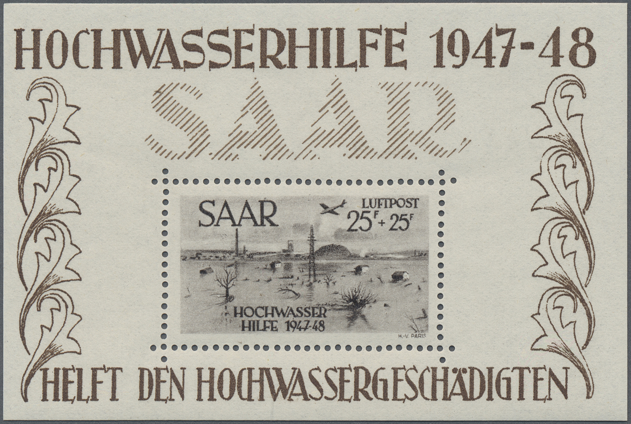 Lot 06524 - Saarland (1947/56) - Auktionshaus Christoph Gärtner GmbH & Co. KG 58th AUCTION - Day 2 Lot 06524 - Saarland (1947/56) - Auktionshaus Christoph Gärtner GmbH & Co. KG 58th AUCTION - Day 2