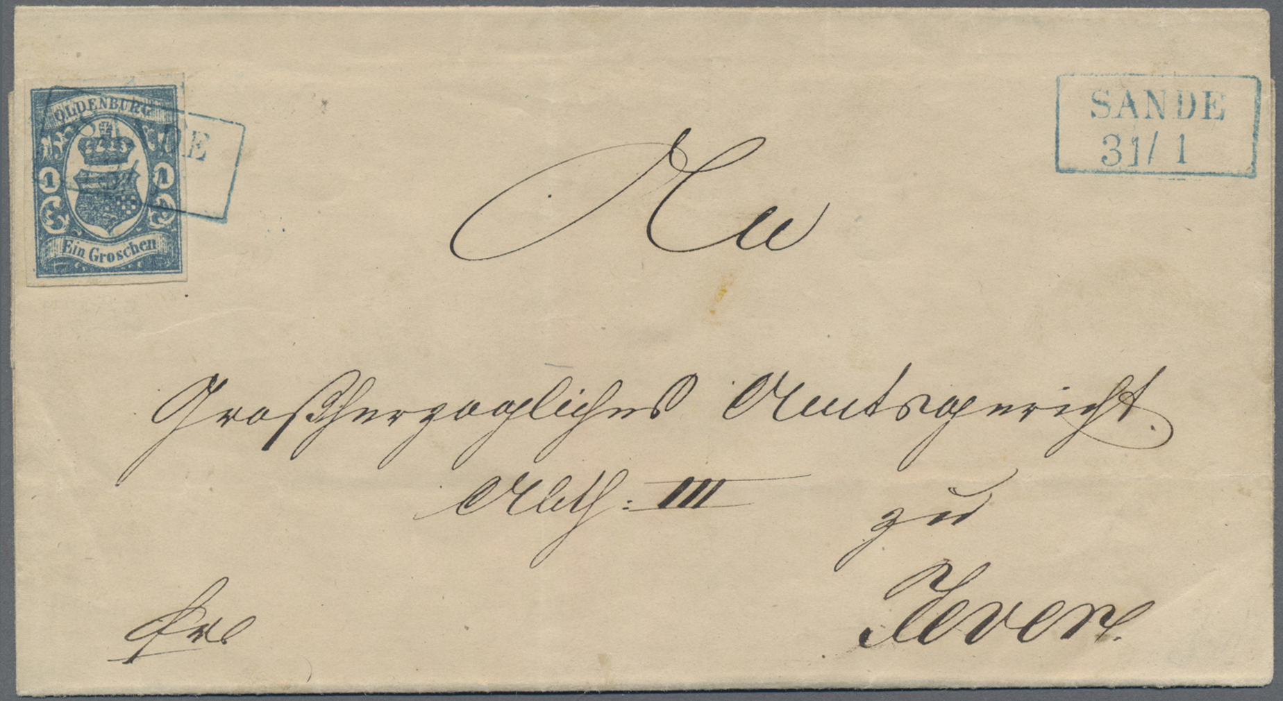 Lot 454 - Oldenburg - Marken und Briefe - Auktionshaus Edgar Mohrmann & Co. Internat. Briefmarken-Auktionen GmhH Auction #211 Lot 454 - Oldenburg - Marken und Briefe - Auktionshaus Edgar Mohrmann & Co. Internat. Briefmarken-Auktionen GmhH Auction #211