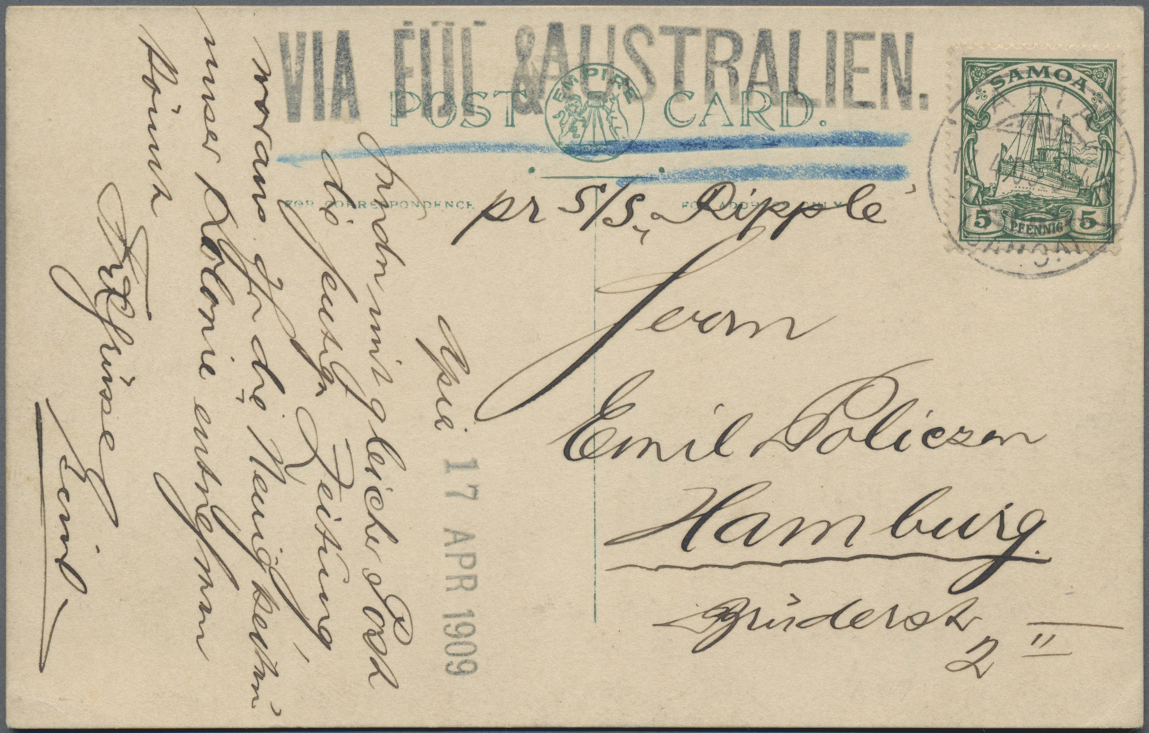 Lot 36954 - Deutsche Kolonien - Samoa  -  Auktionshaus Christoph Gärtner GmbH & Co. KG Sale #44 Collections Germany