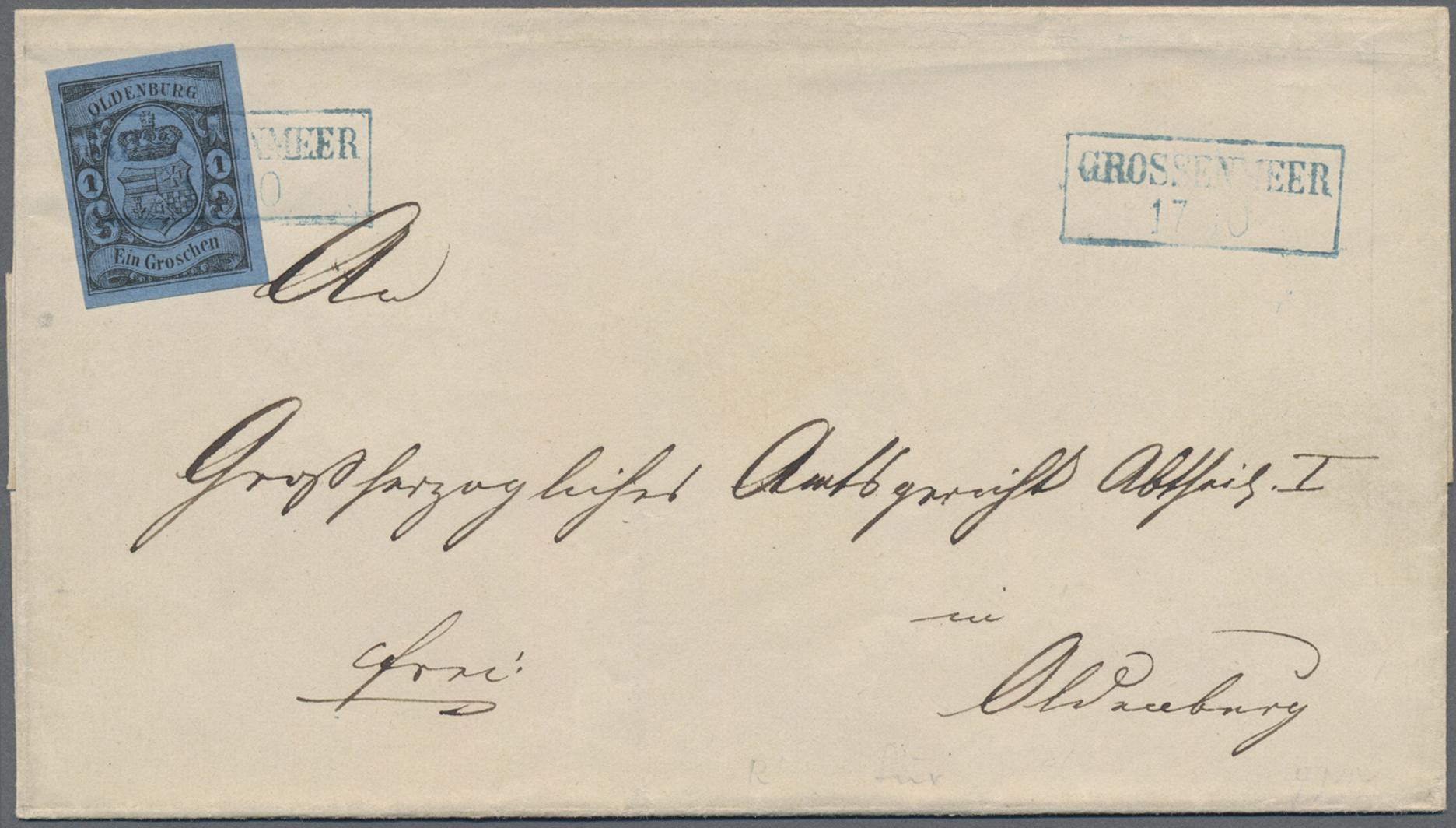 Lot 441 - Oldenburg - Marken und Briefe  -  Auktionshaus Edgar Mohrmann & Co. Internat. Briefmarken-Auktionen GmhH Auction #211  