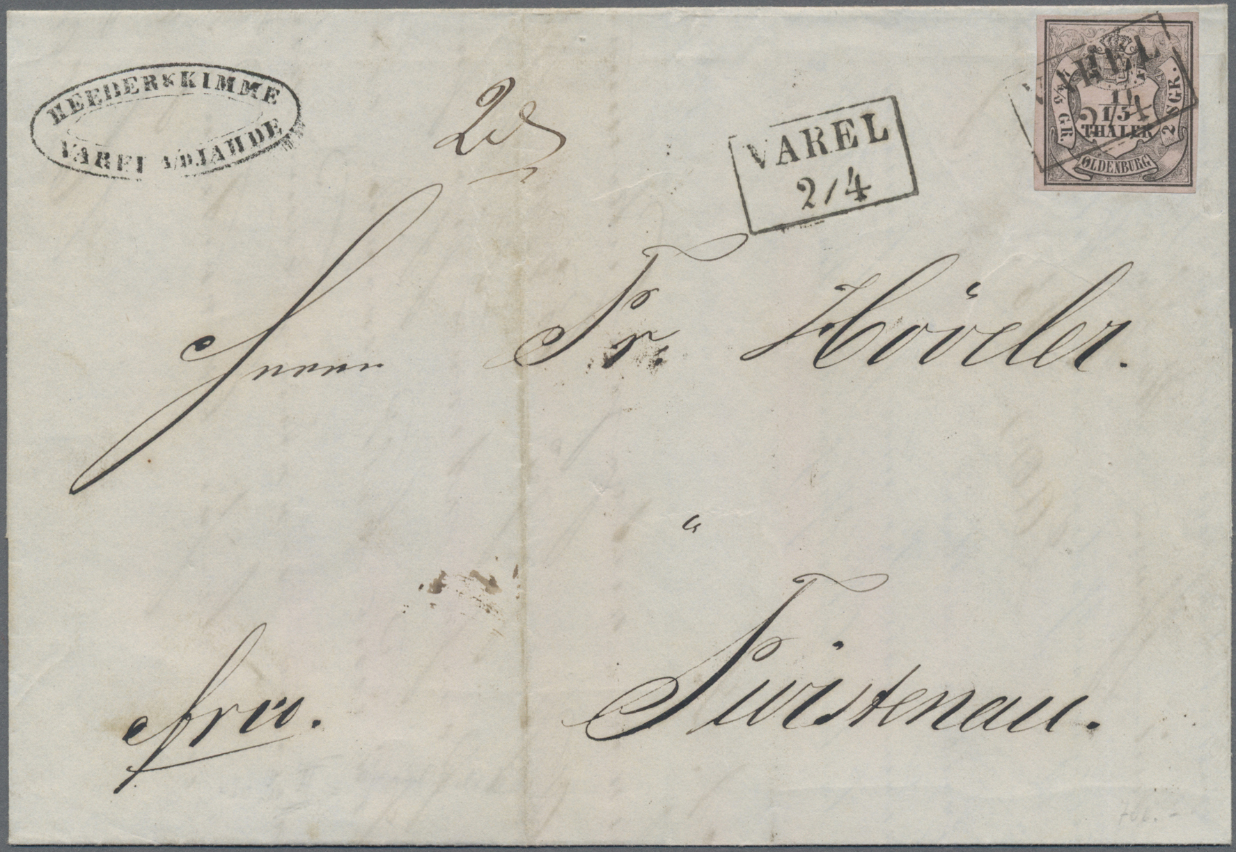 Lot 430 - Oldenburg - Marken und Briefe - Auktionshaus Edgar Mohrmann & Co. Internat. Briefmarken-Auktionen GmhH Auction #211 Lot 430 - Oldenburg - Marken und Briefe - Auktionshaus Edgar Mohrmann & Co. Internat. Briefmarken-Auktionen GmhH Auction #211