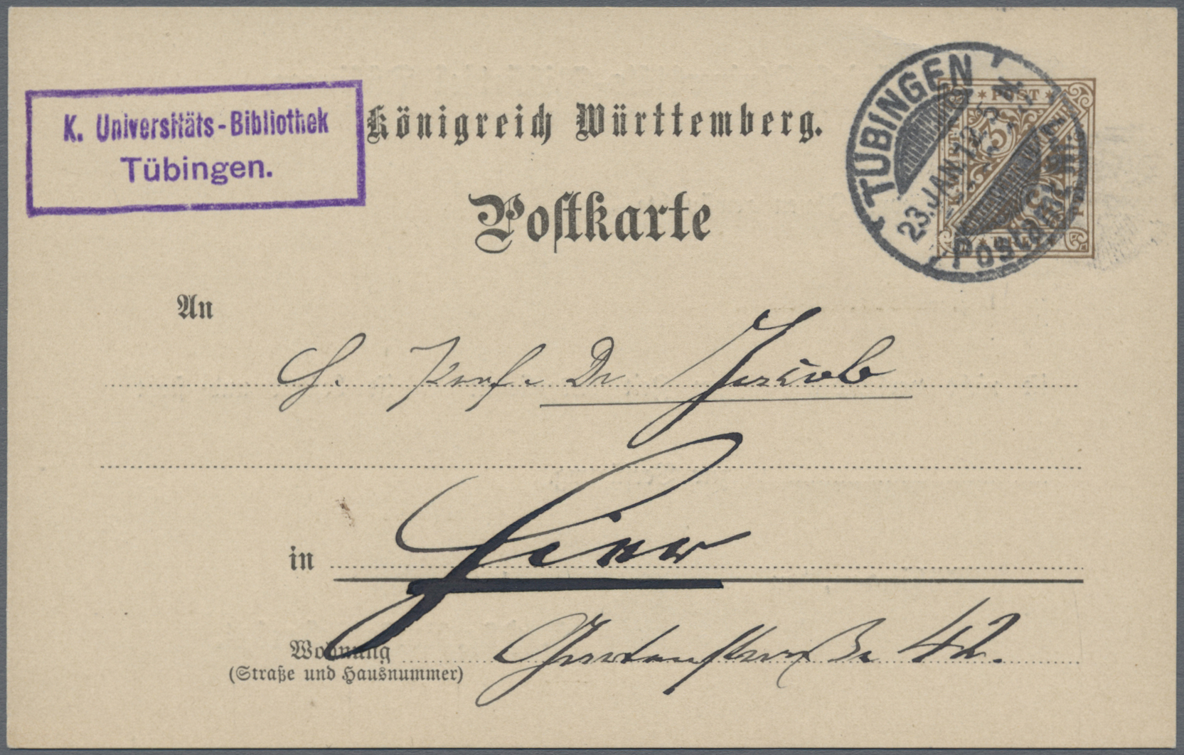 Lot 04728 - württemberg - ganzsachen  -  Auktionshaus Christoph Gärtner GmbH & Co. KG 56th AUCTION - Day 3