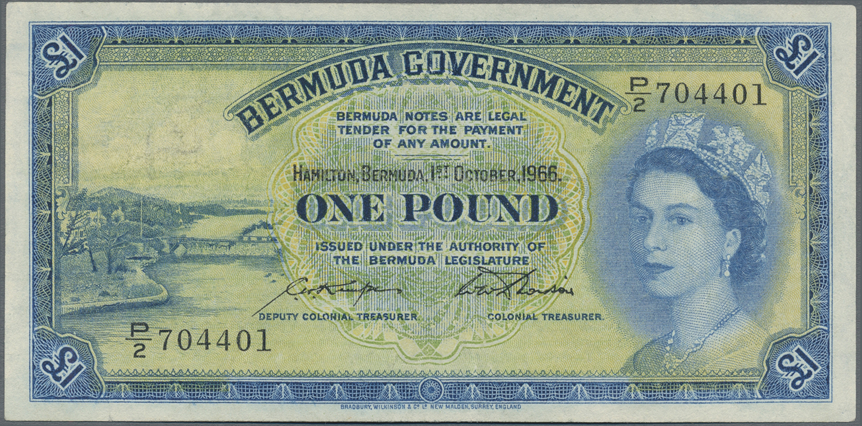 Lot 01171 - Bermuda | Banknoten - Auktionshaus Christoph Gärtner GmbH & Co. KG Sale #45 Banknotes Worldwide Lot 01171 - Bermuda | Banknoten - Auktionshaus Christoph Gärtner GmbH & Co. KG Sale #45 Banknotes Worldwide