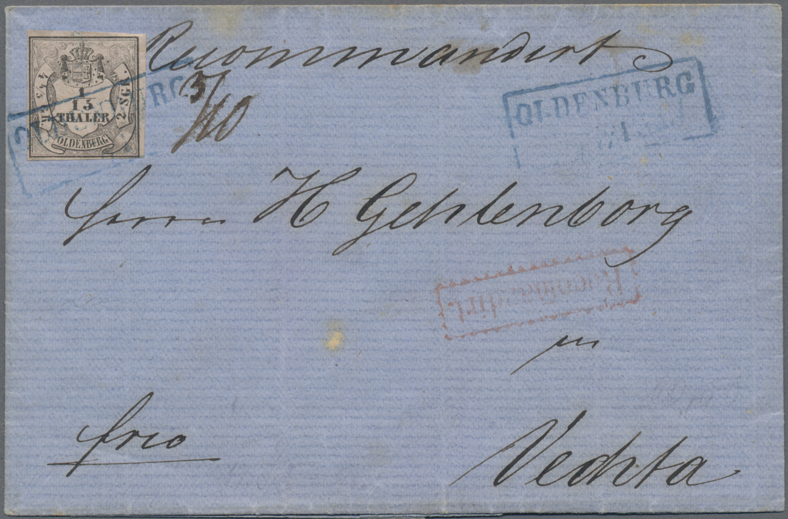Lot 429 - Oldenburg - Marken und Briefe - Auction #211 Lot 429 - Oldenburg - Marken und Briefe - Auction #211