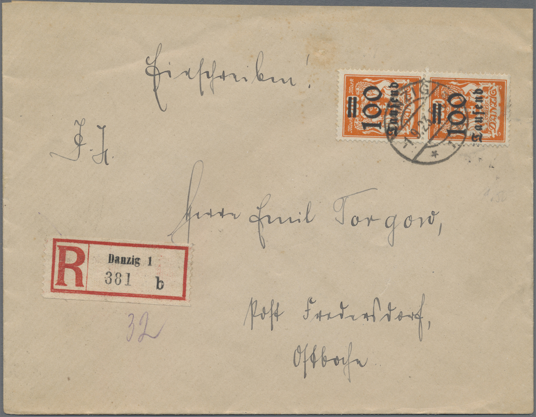 Lot 05865 - danzig  -  Auktionshaus Christoph Gärtner GmbH & Co. KG 58th AUCTION - Day 2