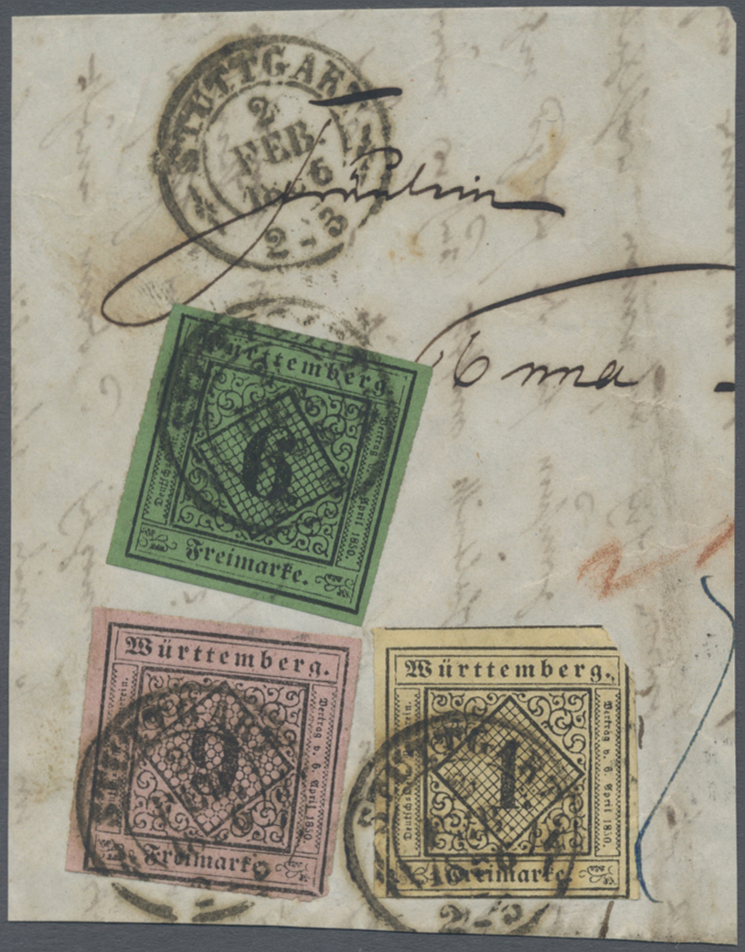 Lot 04637 - Württemberg - Marken und Briefe - Auktionshaus Christoph Gärtner GmbH & Co. KG 56th AUCTION - Day 3 Lot 04637 - Württemberg - Marken und Briefe - Auktionshaus Christoph Gärtner GmbH & Co. KG 56th AUCTION - Day 3
