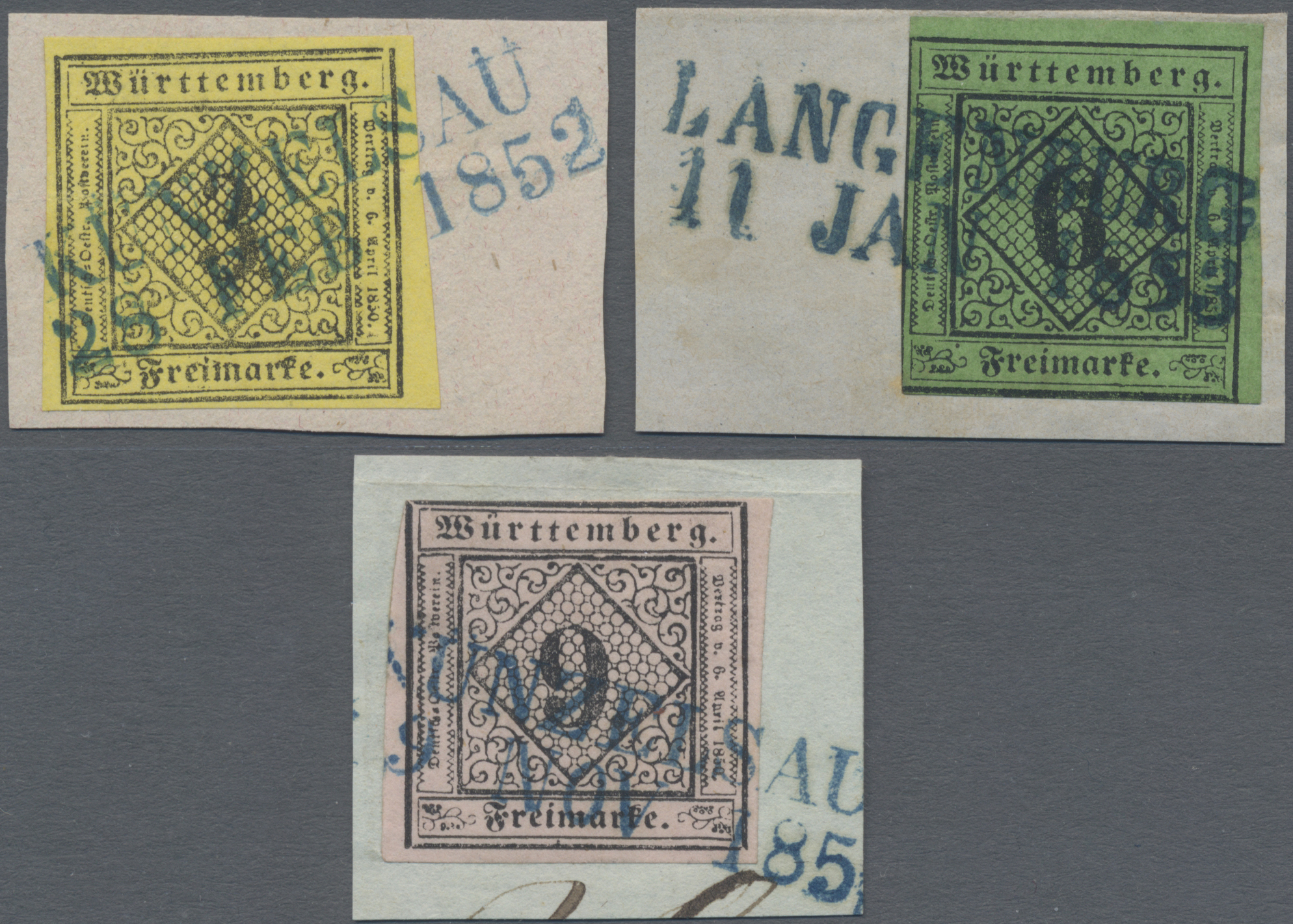 Lot 04640 - Württemberg - Marken und Briefe - Auktionshaus Christoph Gärtner GmbH & Co. KG 56th AUCTION - Day 3 Lot 04640 - Württemberg - Marken und Briefe - Auktionshaus Christoph Gärtner GmbH & Co. KG 56th AUCTION - Day 3