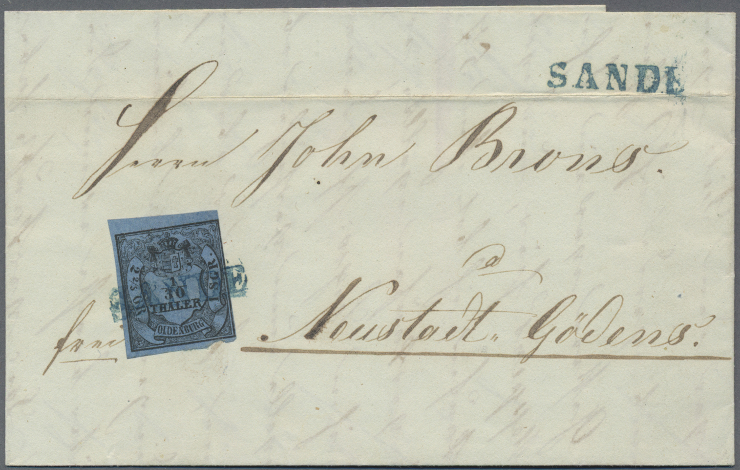 Lot 418 - Oldenburg - Marken und Briefe  -  Auktionshaus Edgar Mohrmann & Co. Internat. Briefmarken-Auktionen GmhH Auction #211  