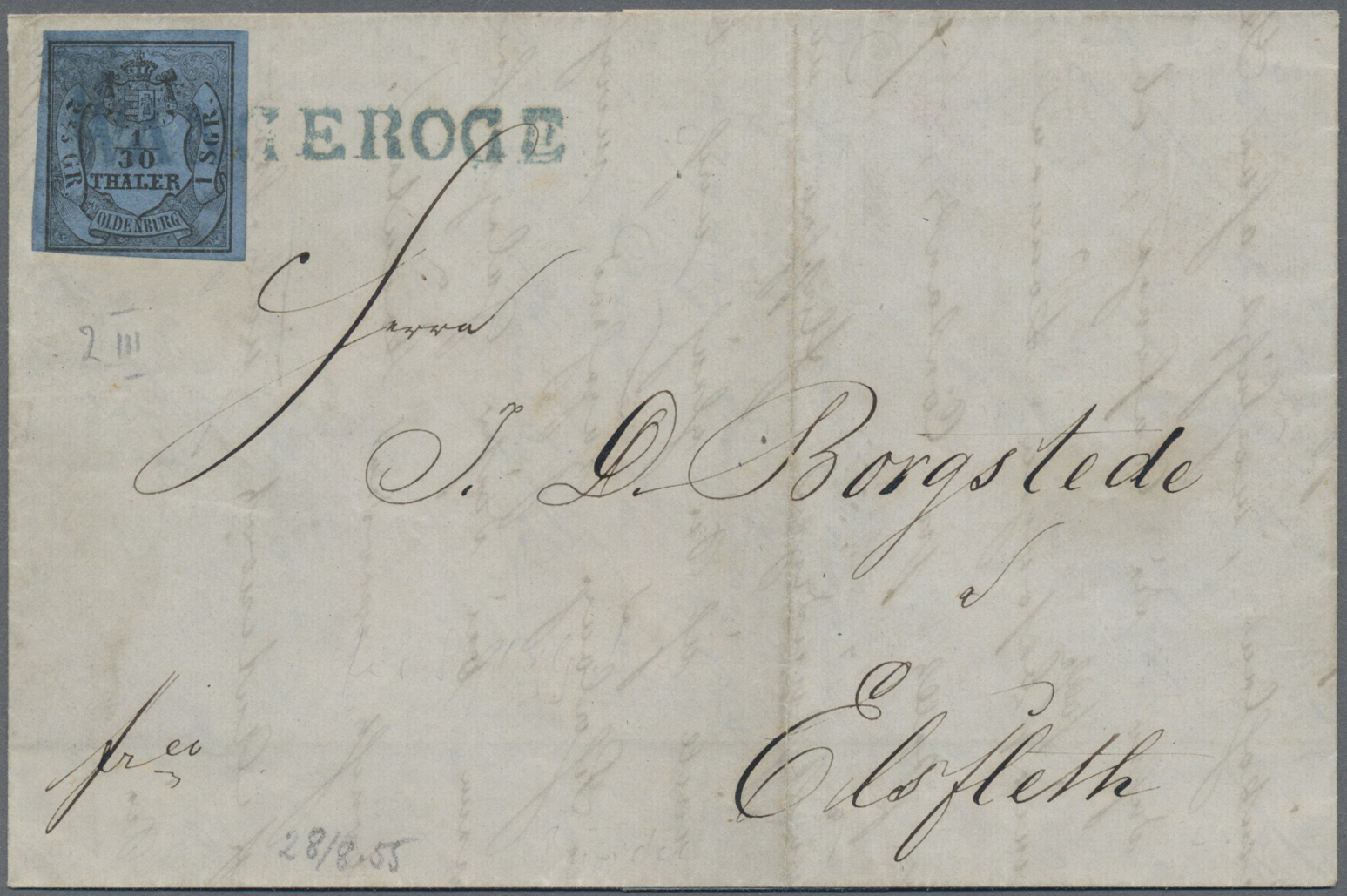 Lot 416 - Oldenburg - Marken und Briefe  -   Auction #211