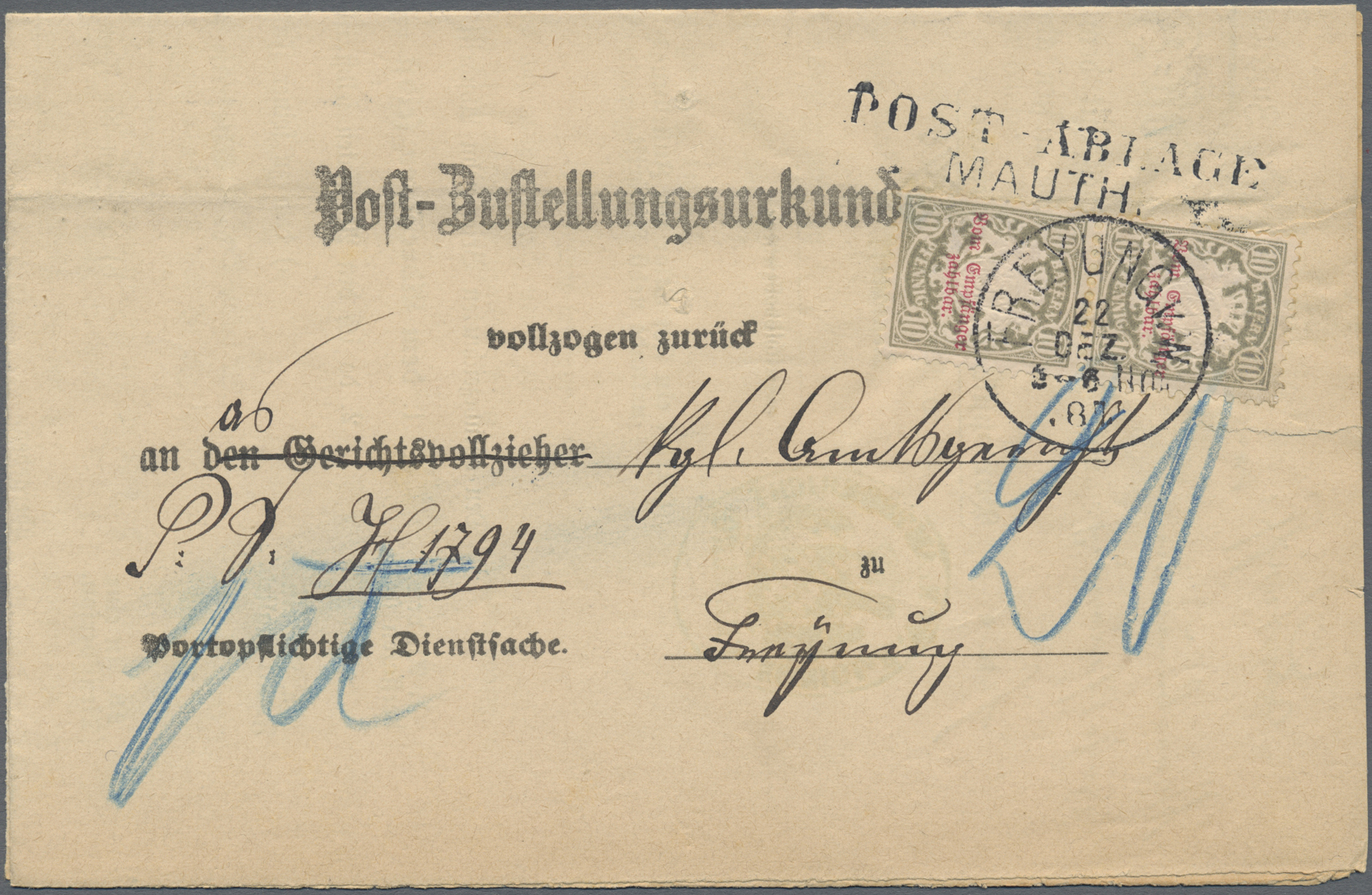Lot 36184 - Bayern - Marken und Briefe  -  Auktionshaus Christoph Gärtner GmbH & Co. KG Sale #44 Collections Germany