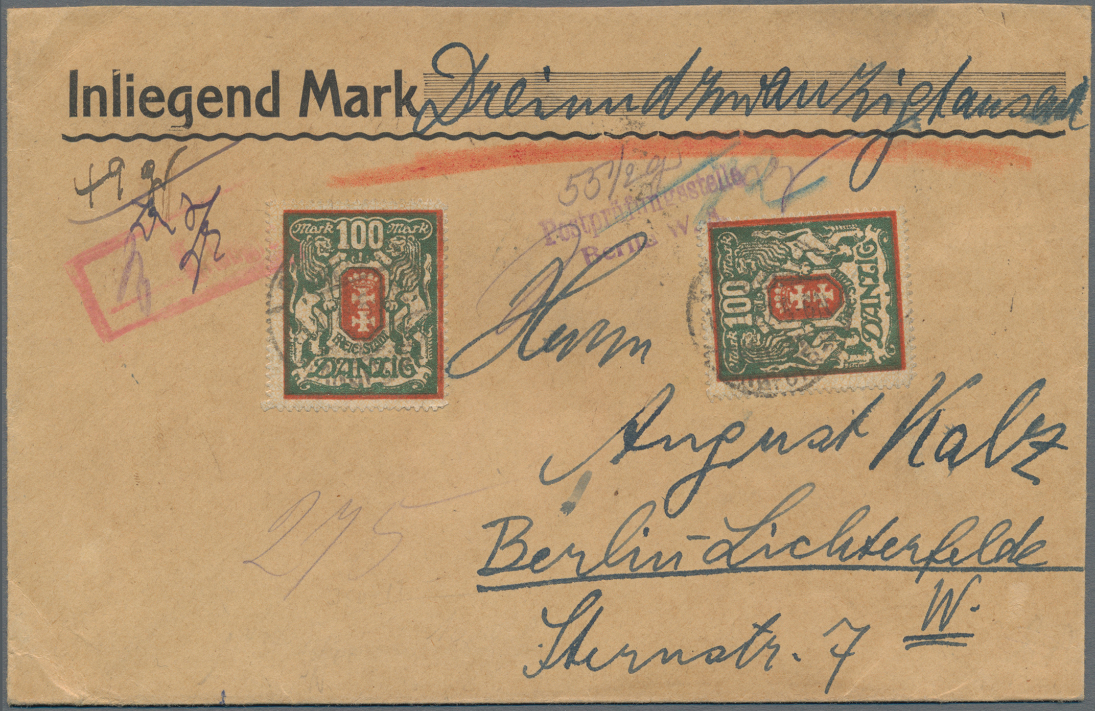 Lot 05855 - danzig  -  Auktionshaus Christoph Gärtner GmbH & Co. KG 58th AUCTION - Day 2