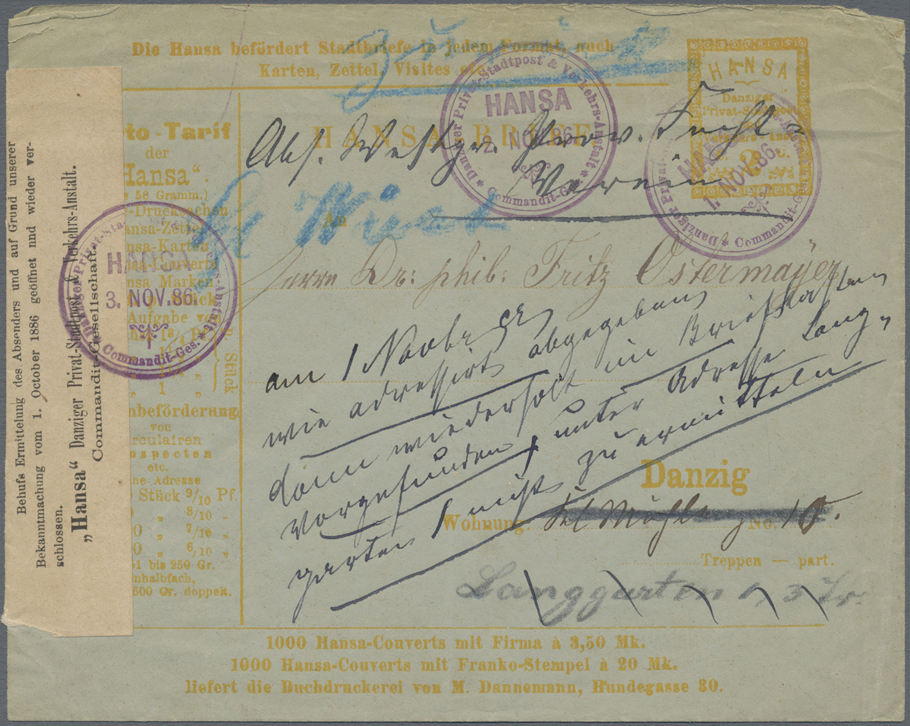 Lot 05348 - Deutsches Reich - Privatpost (Stadtpost) - Auktionshaus Christoph Gärtner GmbH & Co. KG 57th AUCTION - Day 3 Lot 05348 - Deutsches Reich - Privatpost (Stadtpost) - Auktionshaus Christoph Gärtner GmbH & Co. KG 57th AUCTION - Day 3