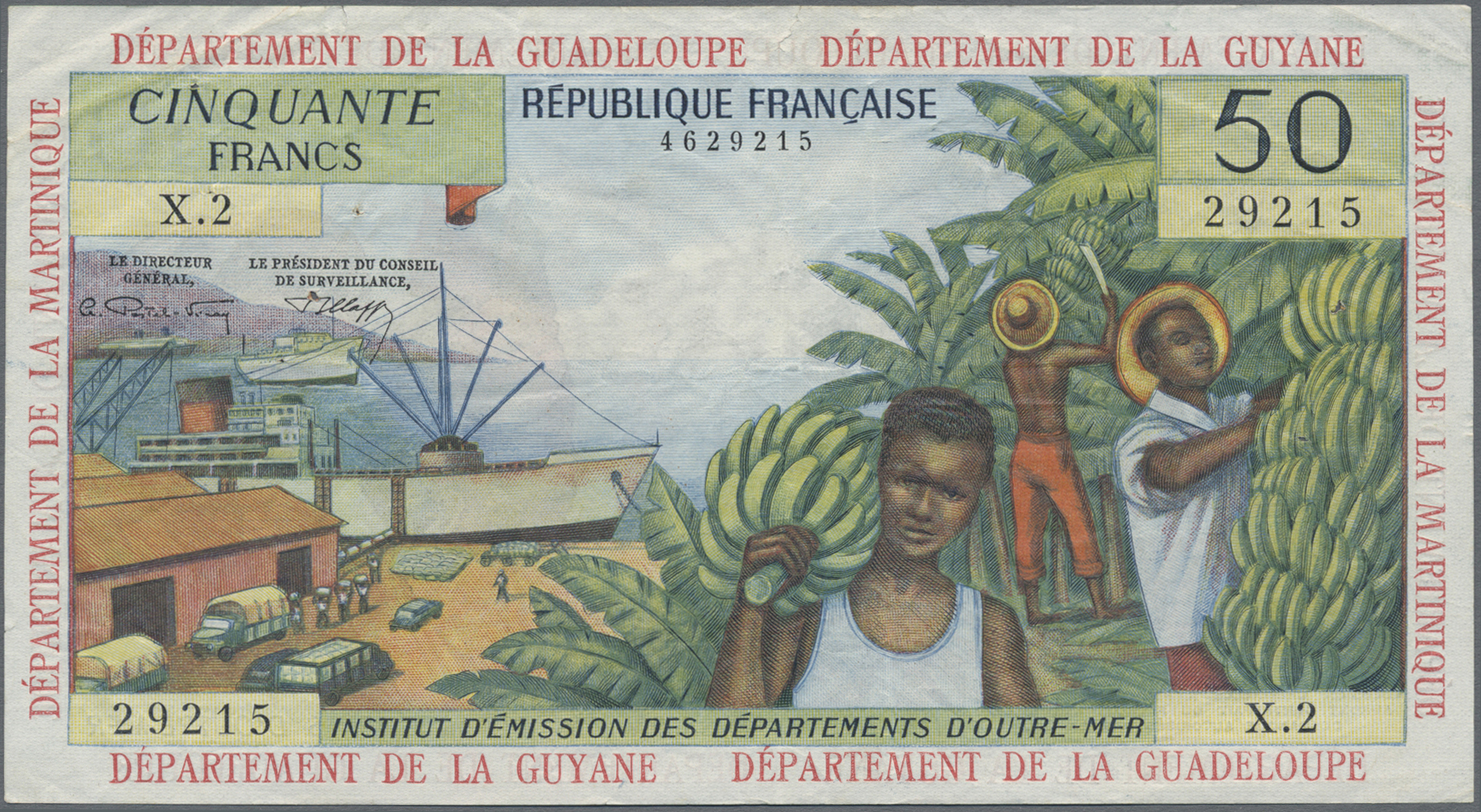 Lot 01609 - French Antilles / Französische Antillen | Banknoten  -  Auktionshaus Christoph Gärtner GmbH & Co. KG Sale #45 Banknotes Worldwide