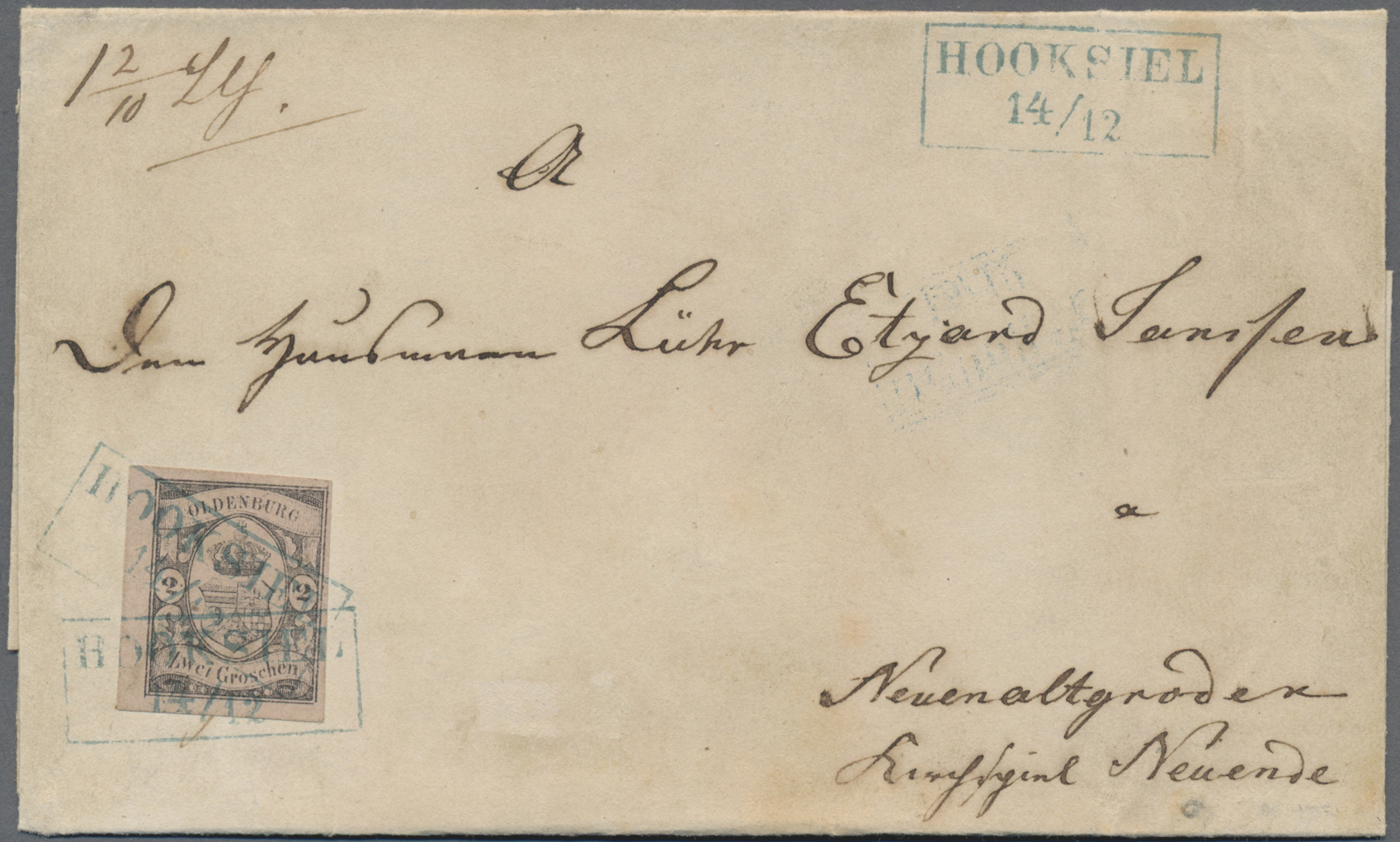 Lot 444 - Oldenburg - Marken und Briefe  -   Auction #211