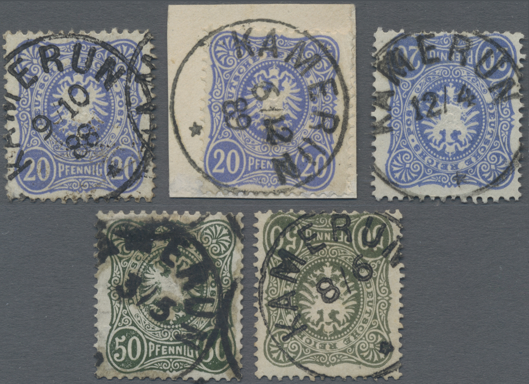 Lot 05764 - Deutsche Kolonien - Kamerun-Vorläufer - Auktionshaus Christoph Gärtner GmbH & Co. KG 57th AUCTION - Day 3 Lot 05764 - Deutsche Kolonien - Kamerun-Vorläufer - Auktionshaus Christoph Gärtner GmbH & Co. KG 57th AUCTION - Day 3