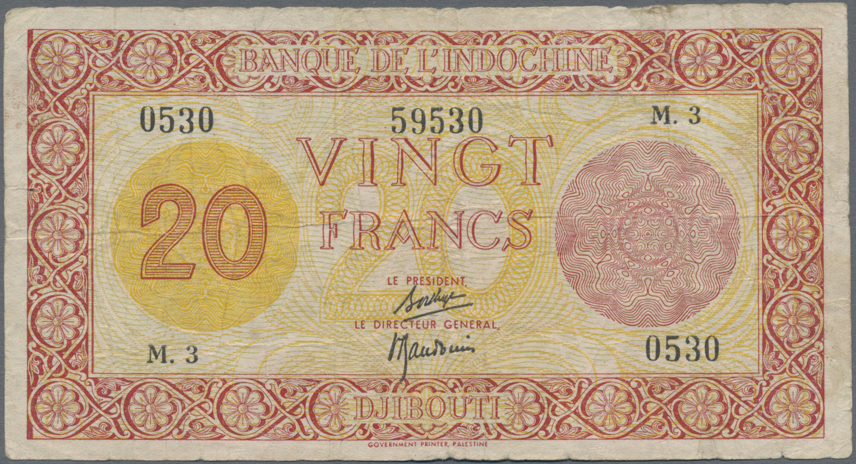 Lot 01666 - French Somaliland / Französisch Somaliland | Banknoten - Auktionshaus Christoph Gärtner GmbH & Co. KG Sale #45 Banknotes Worldwide Lot 01666 - French Somaliland / Französisch Somaliland | Banknoten - Auktionshaus Christoph Gärtner GmbH & Co. KG Sale #45 Banknotes Worldwide