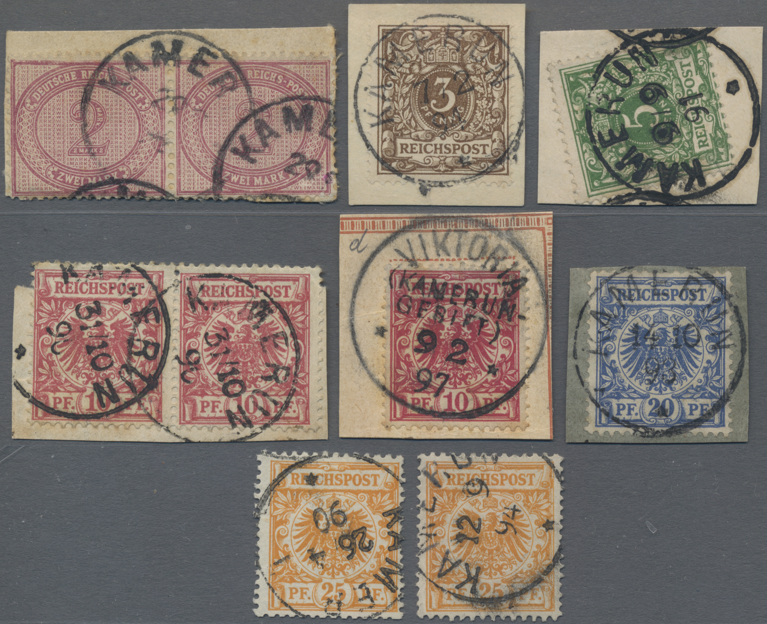 Lot 05760 - Deutsche Kolonien - Kamerun-Vorläufer - Auktionshaus Christoph Gärtner GmbH & Co. KG 57th AUCTION - Day 3 Lot 05760 - Deutsche Kolonien - Kamerun-Vorläufer - Auktionshaus Christoph Gärtner GmbH & Co. KG 57th AUCTION - Day 3