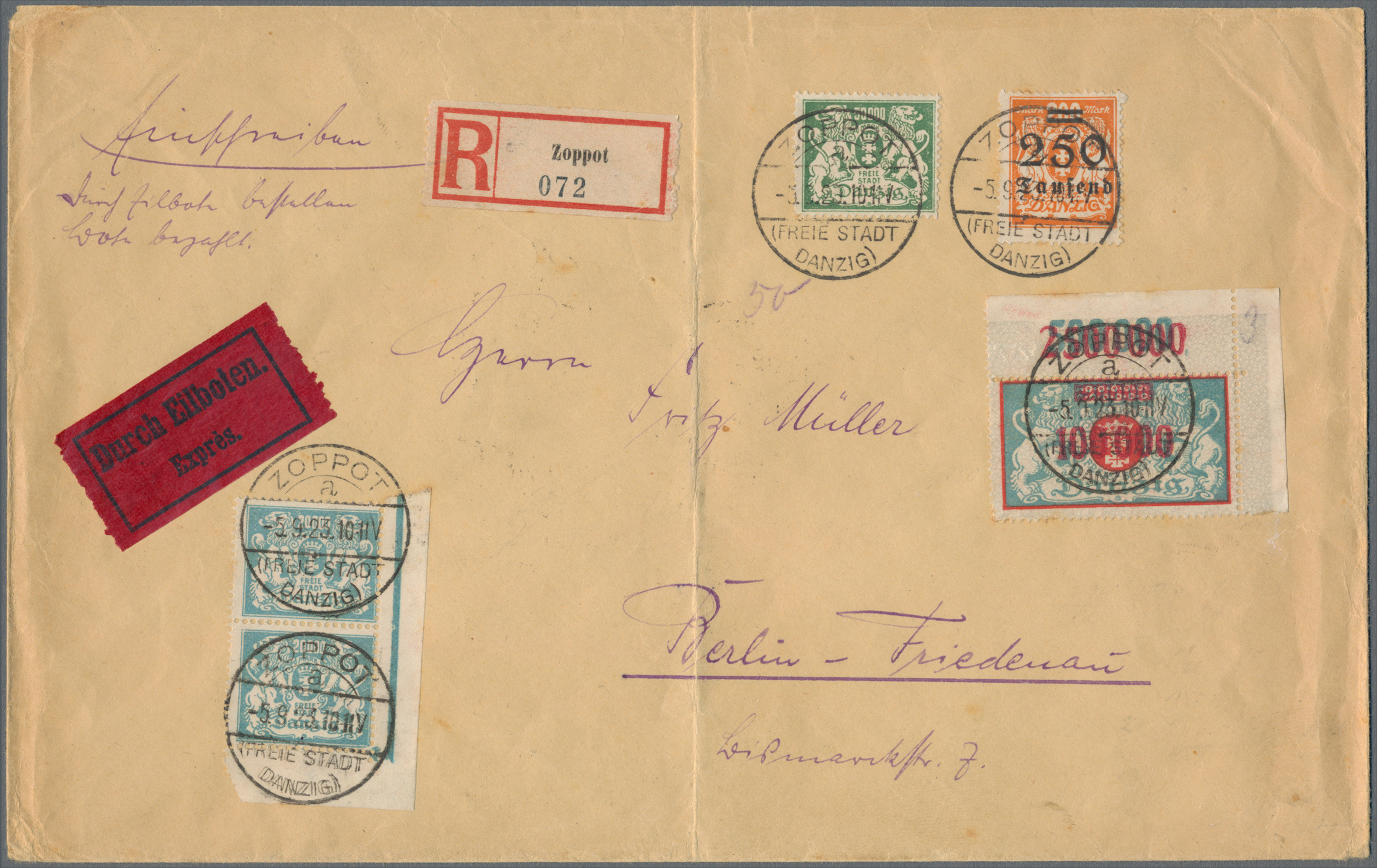 Lot 05866 - danzig  -  Auktionshaus Christoph Gärtner GmbH & Co. KG 58th AUCTION - Day 2