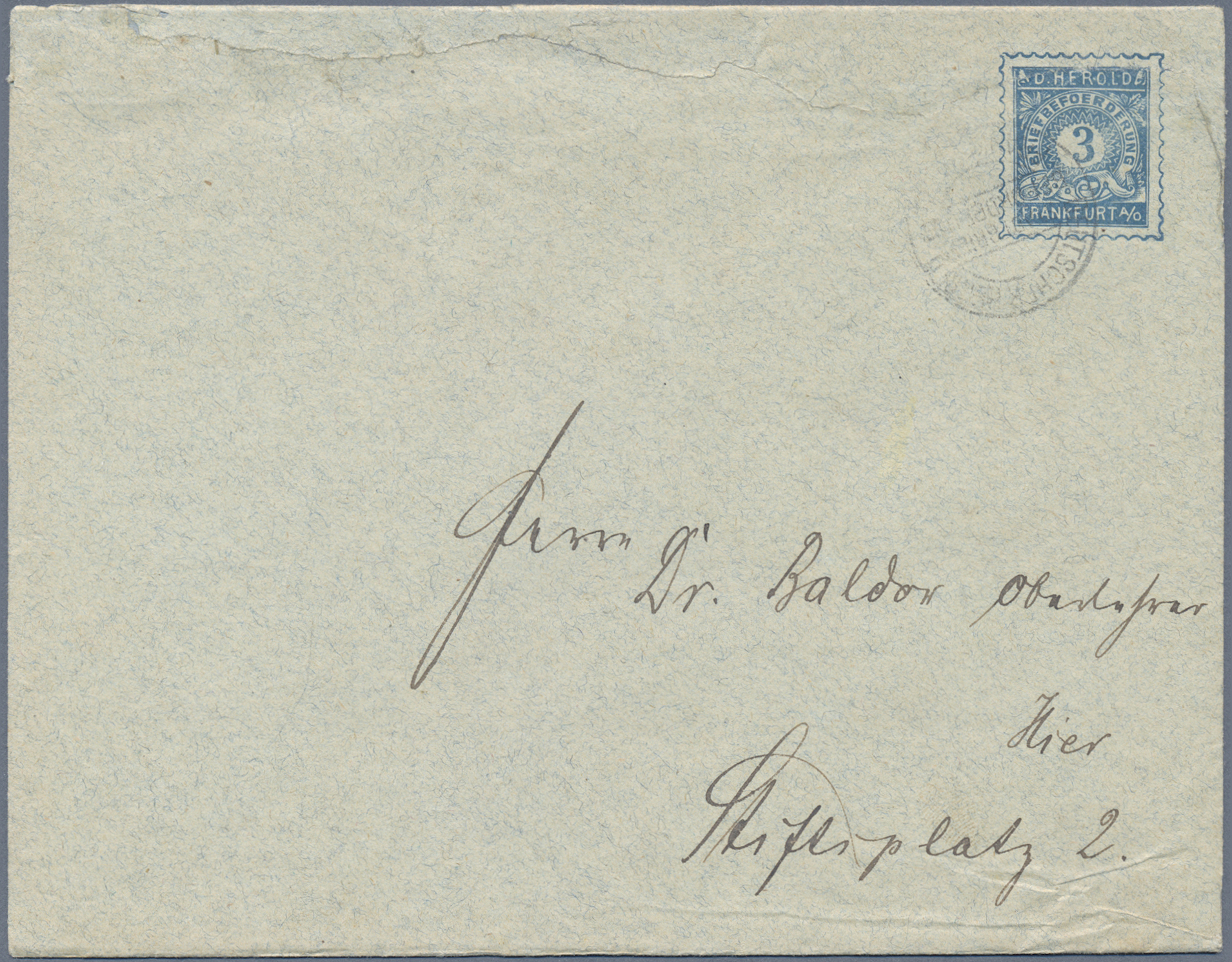 Lot 05364 - Deutsches Reich - Privatpost (Stadtpost) - Auktionshaus Christoph Gärtner GmbH & Co. KG 57th AUCTION - Day 3 Lot 05364 - Deutsches Reich - Privatpost (Stadtpost) - Auktionshaus Christoph Gärtner GmbH & Co. KG 57th AUCTION - Day 3