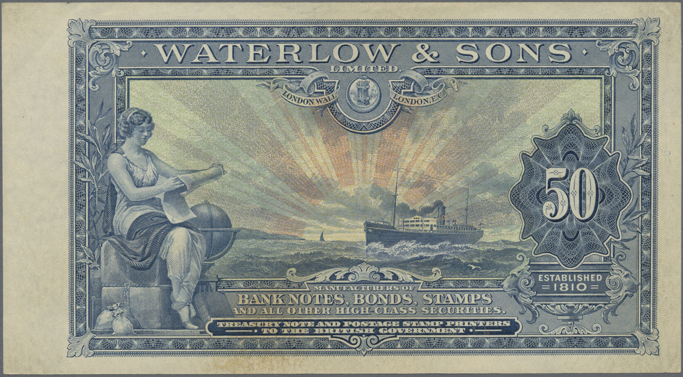 Lot 14377 - Testbanknoten | Banknoten  -  Auktionshaus Christoph Gärtner GmbH & Co. KG 53rd AUCTION - Day 6 Coins & Banknotes