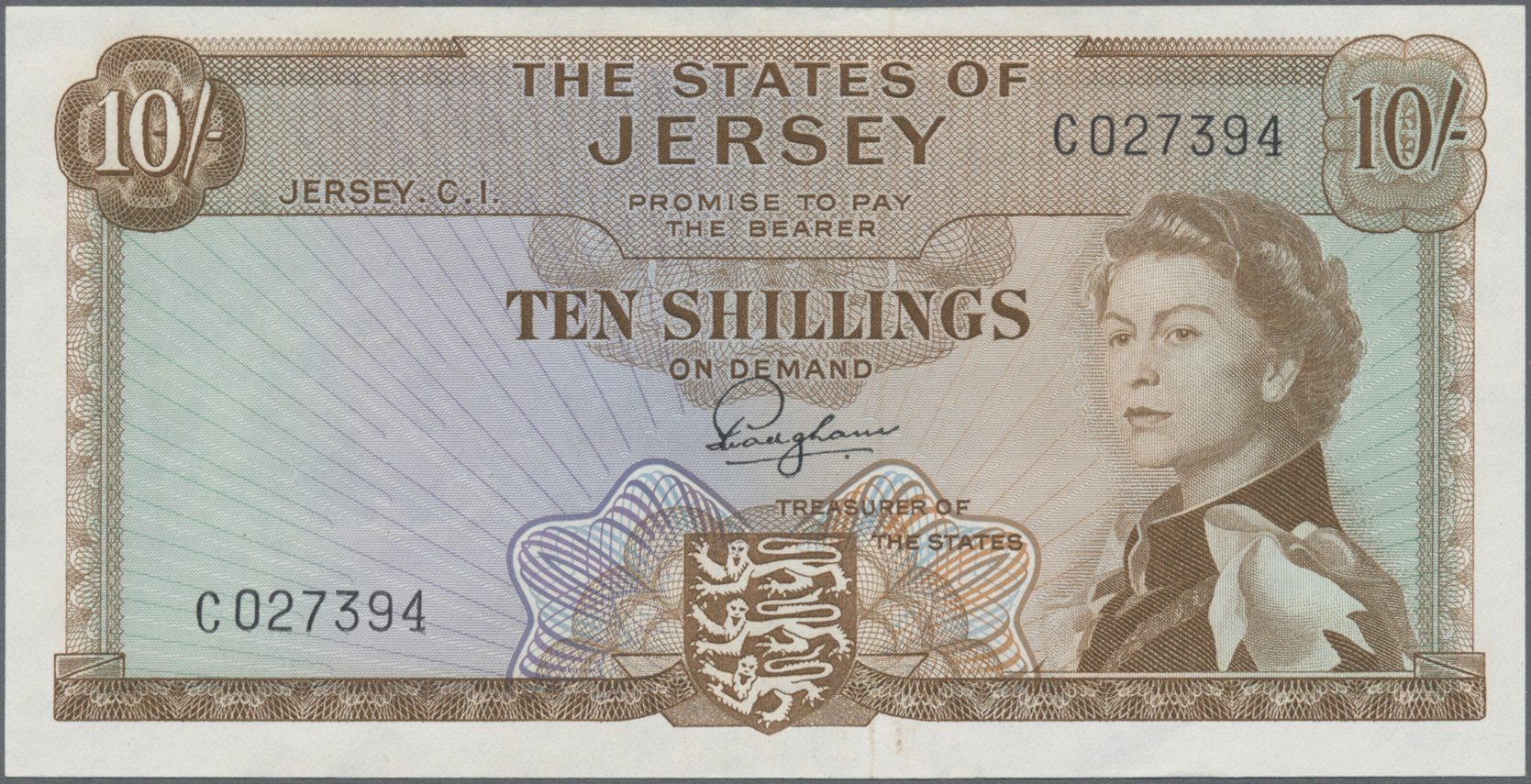 Lot 14187 - Jersey | Banknoten - Auktionshaus Christoph Gärtner GmbH & Co. KG 53rd AUCTION - Day 6 Coins/Banknotes Lot 14187 - Jersey | Banknoten - Auktionshaus Christoph Gärtner GmbH & Co. KG 53rd AUCTION - Day 6 Coins/Banknotes
