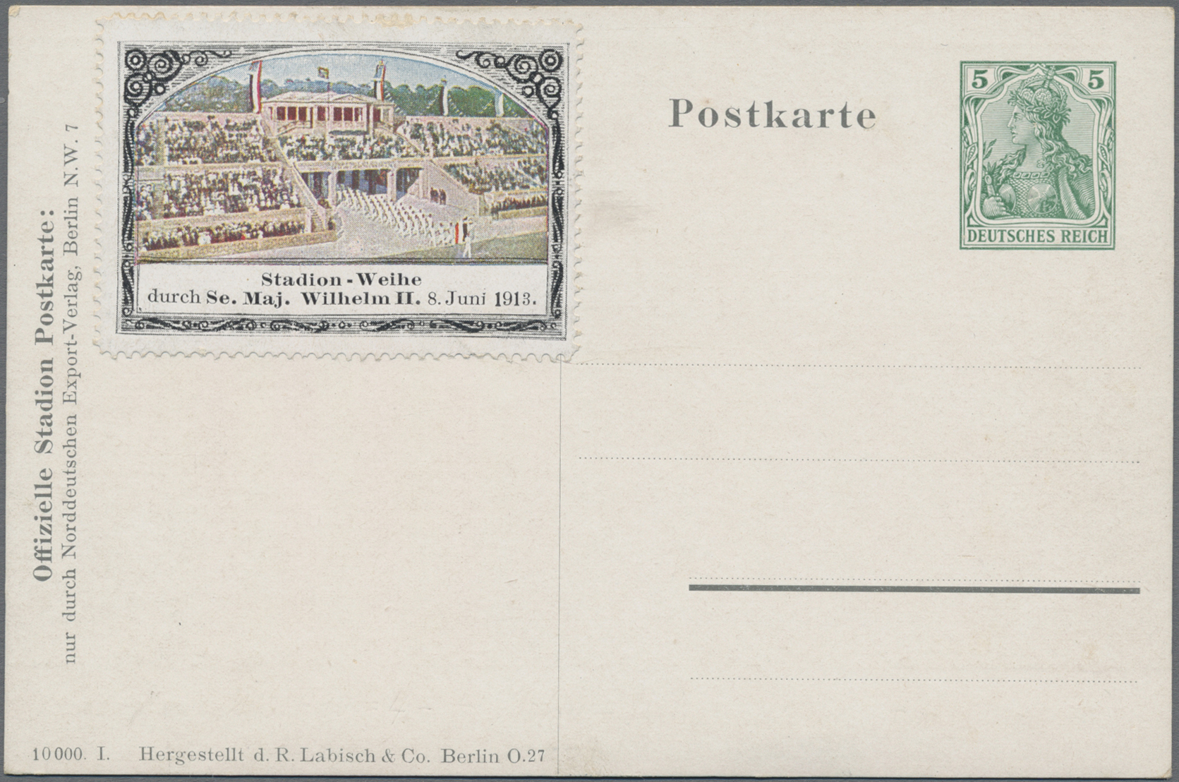 Lot 05395 - Deutsches Reich - Privatganzsachen - Auktionshaus Christoph Gärtner GmbH & Co. KG 57th AUCTION - Day 3 Lot 05395 - Deutsches Reich - Privatganzsachen - Auktionshaus Christoph Gärtner GmbH & Co. KG 57th AUCTION - Day 3
