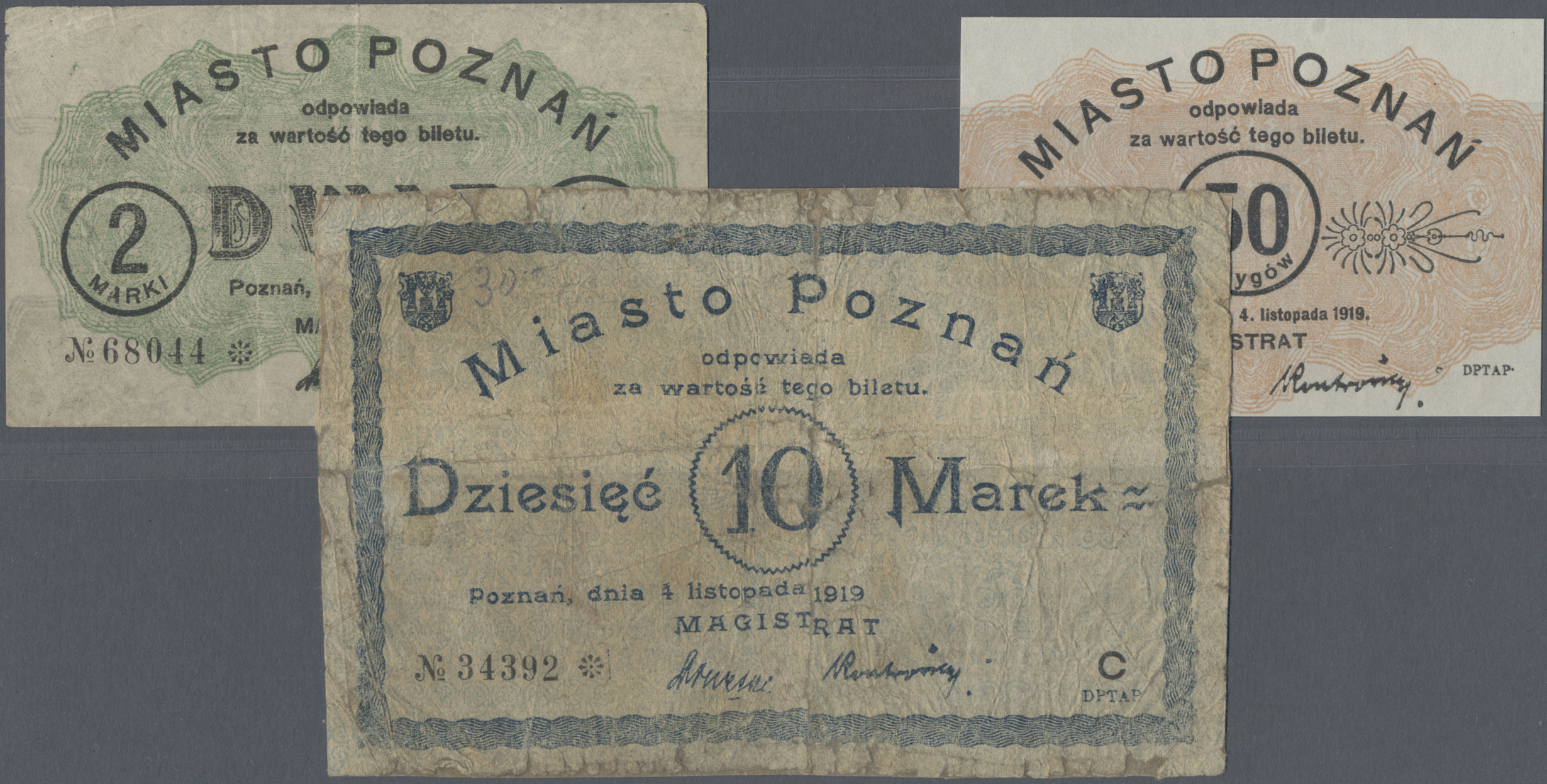 Lot 14241 - Poland / Polen | Banknoten - Auktionshaus Christoph Gärtner GmbH & Co. KG 53rd AUCTION - Day 6 Coins & Banknotes Lot 14241 - Poland / Polen | Banknoten - Auktionshaus Christoph Gärtner GmbH & Co. KG 53rd AUCTION - Day 6 Coins & Banknotes