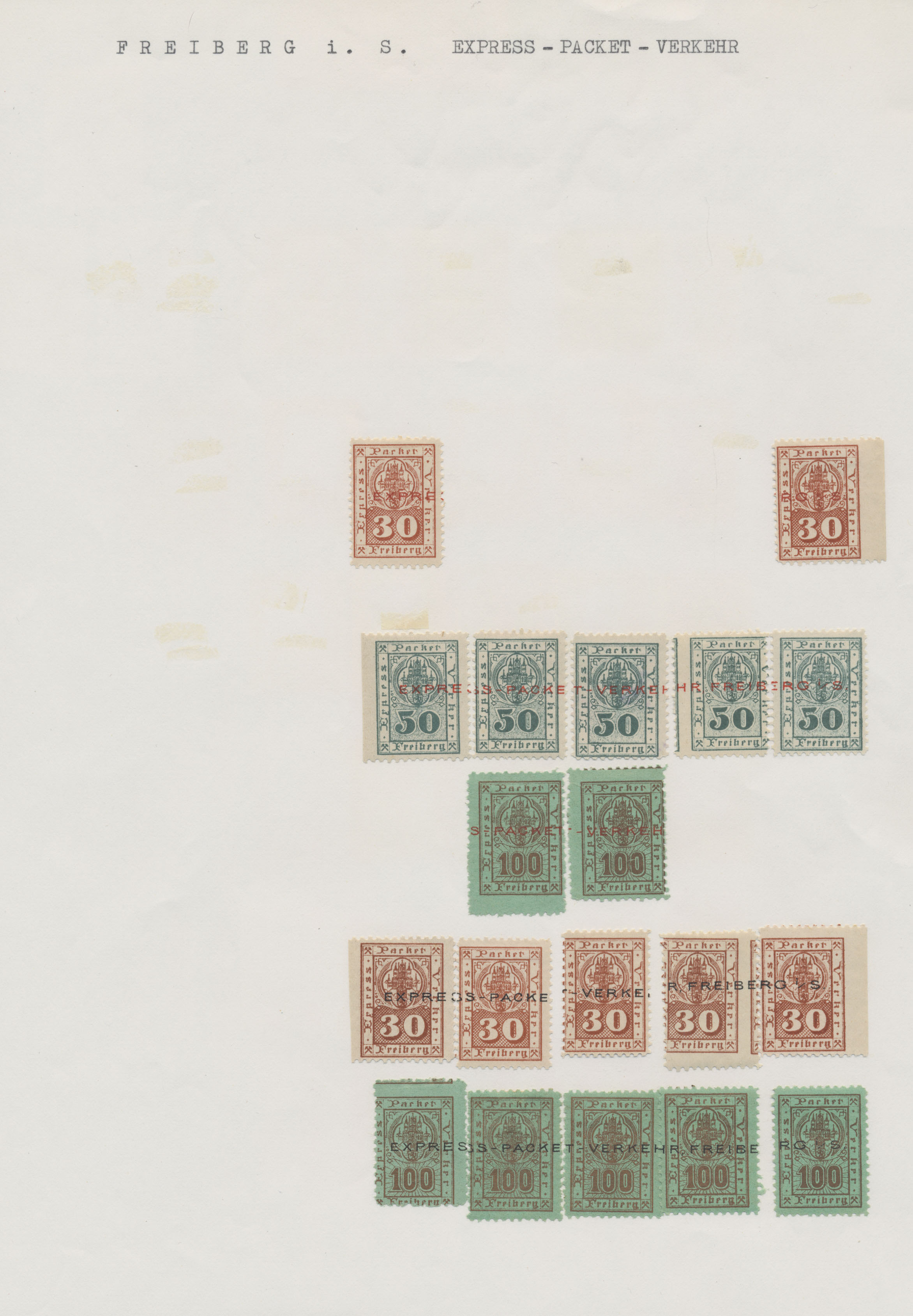 Lot 10812 - Deutsches Reich - Privatpost (Stadtpost)  -  Auktionshaus Christoph Gärtner GmbH & Co. KG 57th AUCTION - Day 5