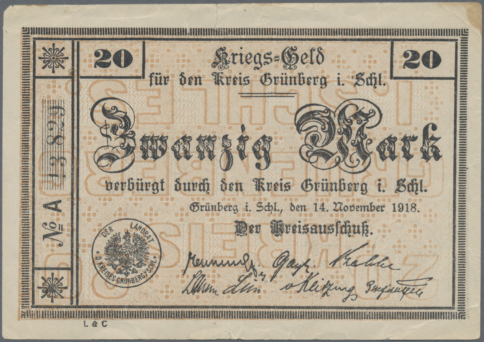 Lot 14835 - Deutschland - Notgeld | Banknoten - Auktionshaus Christoph Gärtner GmbH & Co. KG 53rd AUCTION - Day 6 Coins & Banknotes Lot 14835 - Deutschland - Notgeld | Banknoten - Auktionshaus Christoph Gärtner GmbH & Co. KG 53rd AUCTION - Day 6 Coins & Banknotes
