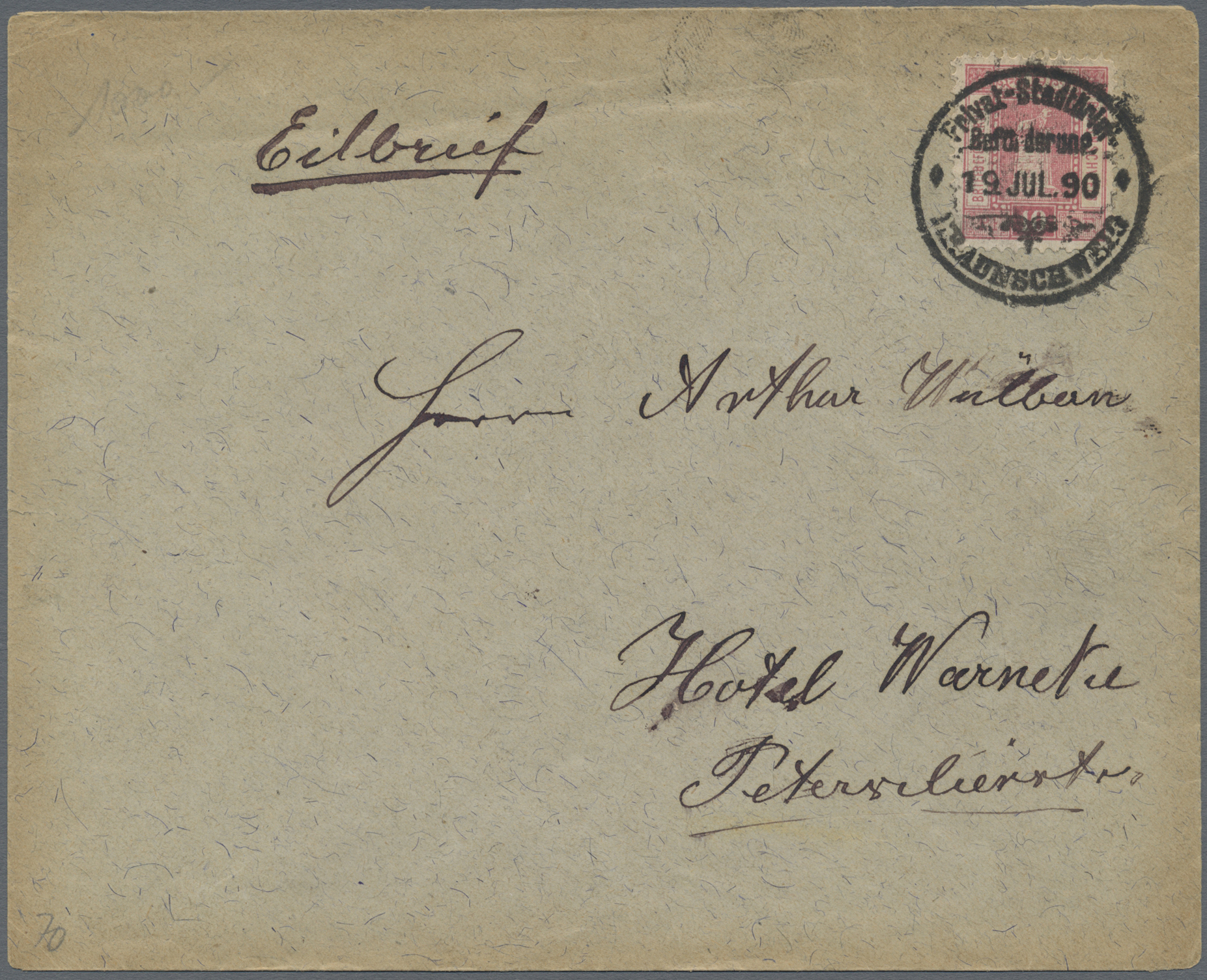 Lot 10223 - Deutsches Reich - Privatpost (Stadtpost)  -  Auktionshaus Christoph Gärtner GmbH & Co. KG 58th AUCTION - Day 3