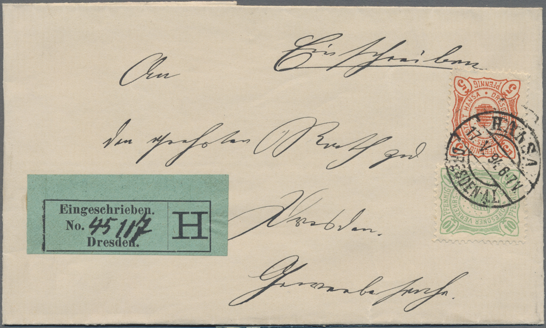Lot 05353 - Deutsches Reich - Privatpost (Stadtpost) - Auktionshaus Christoph Gärtner GmbH & Co. KG 57th AUCTION - Day 3 Lot 05353 - Deutsches Reich - Privatpost (Stadtpost) - Auktionshaus Christoph Gärtner GmbH & Co. KG 57th AUCTION - Day 3