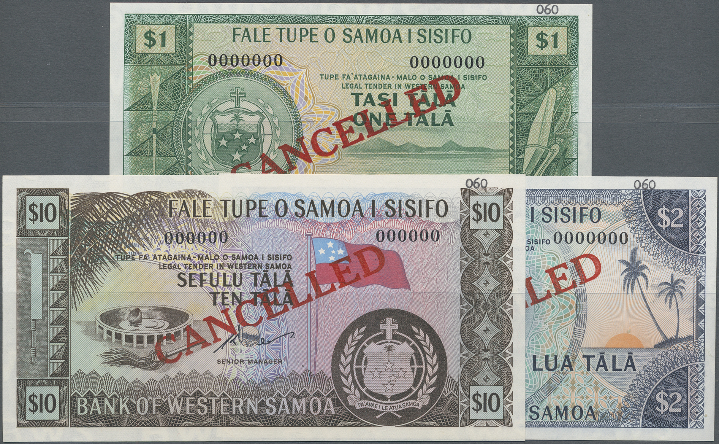 Lot 02869 - Western Samoa / West-Samoa | Banknoten - Auktionshaus Christoph Gärtner GmbH & Co. KG Sale #45 Banknotes Worldwide Lot 02869 - Western Samoa / West-Samoa | Banknoten - Auktionshaus Christoph Gärtner GmbH & Co. KG Sale #45 Banknotes Worldwide
