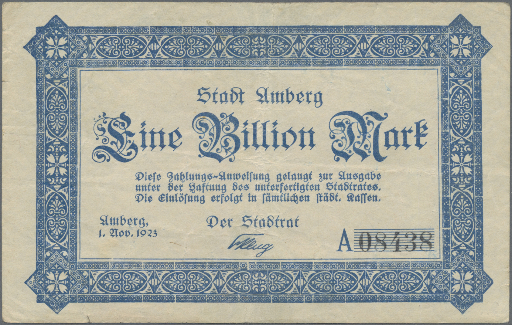Lot 01832 - Deutschland - Notgeld - Bayern | Banknoten - Auktionshaus Christoph Gärtner GmbH & Co. KG 58th AUCTION - Day 1 Lot 01832 - Deutschland - Notgeld - Bayern | Banknoten - Auktionshaus Christoph Gärtner GmbH & Co. KG 58th AUCTION - Day 1