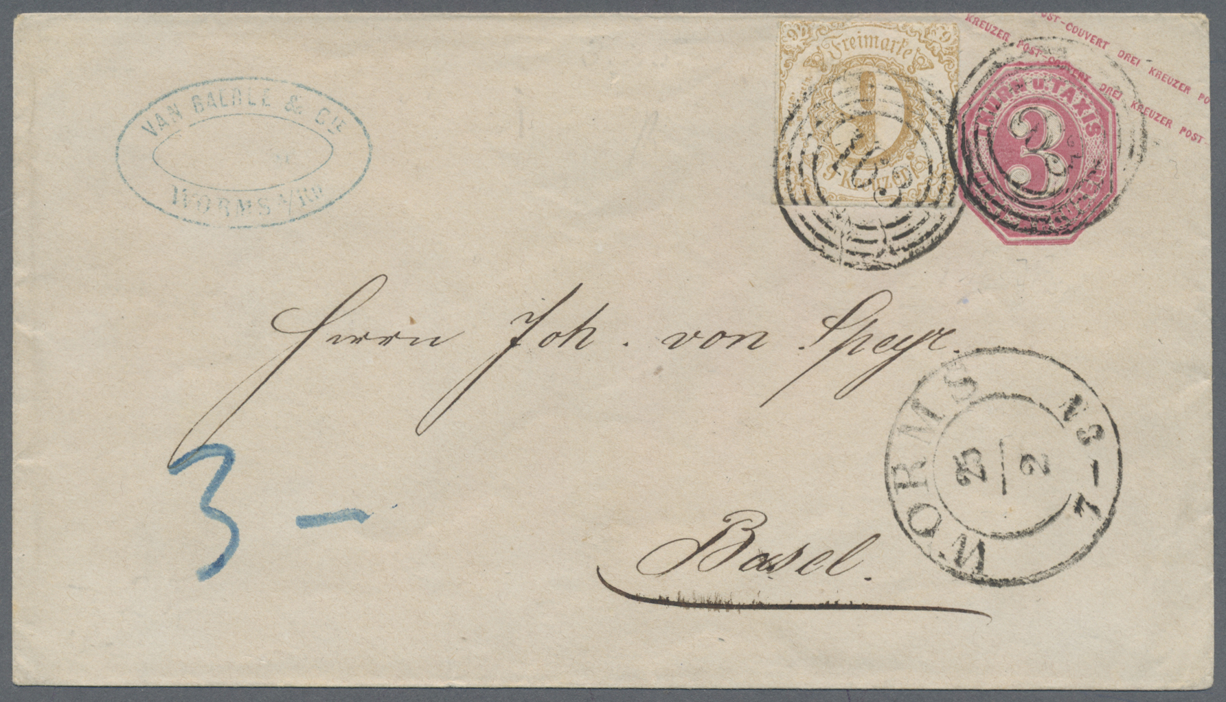 Lot 562 - Thurn & Taxis - Ganzsachen  -   Auction #211