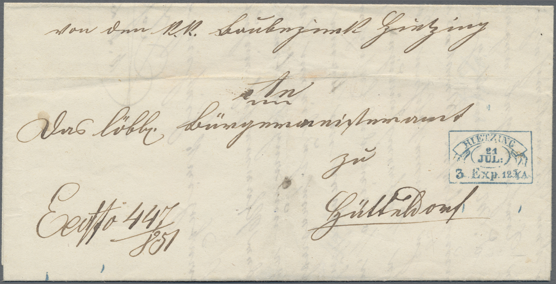 Lot 03783 - Österreich - Vorphila | Markenlose Briefe  -  Auktionshaus Christoph Gärtner GmbH & Co. KG 57th AUCTION - Day 2