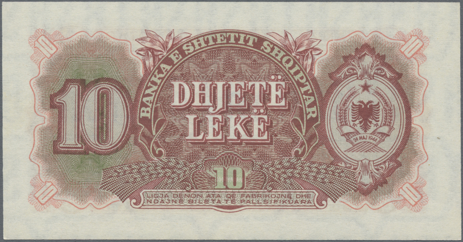 Lot 00009 - Albania / Albanien | Banknoten  -  Auktionshaus Christoph Gärtner GmbH & Co. KG 55th AUCTION - Day 1