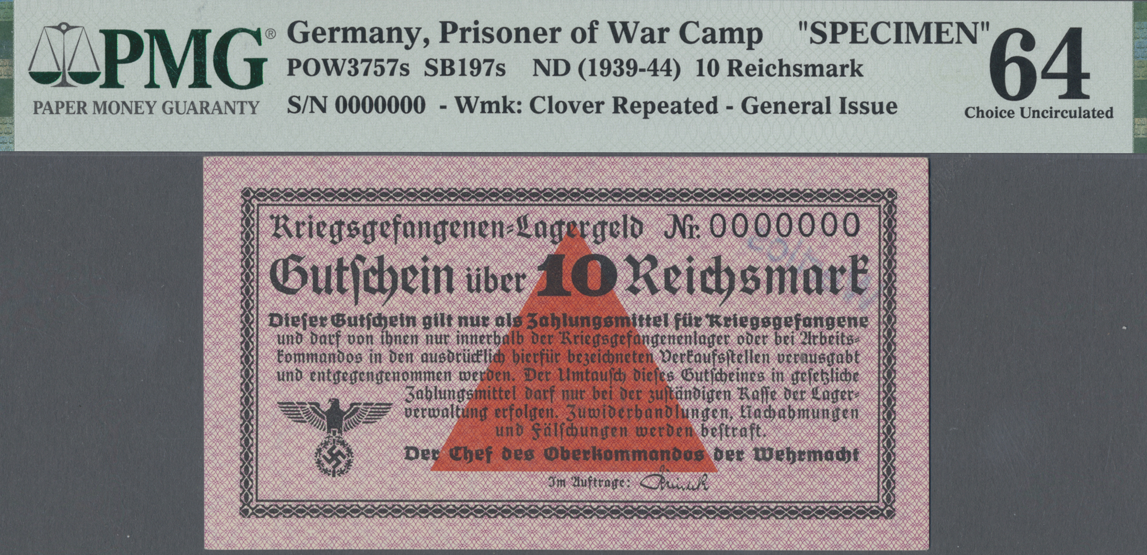 Lot 14612 - Deutschland - Konzentrations- und Kriegsgefangenenlager | Banknoten - Auktionshaus Christoph Gärtner GmbH & Co. KG 53rd AUCTION - Day 6 Coins & Banknotes Lot 14612 - Deutschland - Konzentrations- und Kriegsgefangenenlager | Banknoten - Auktionshaus Christoph Gärtner GmbH & Co. KG 53rd AUCTION - Day 6 Coins & Banknotes