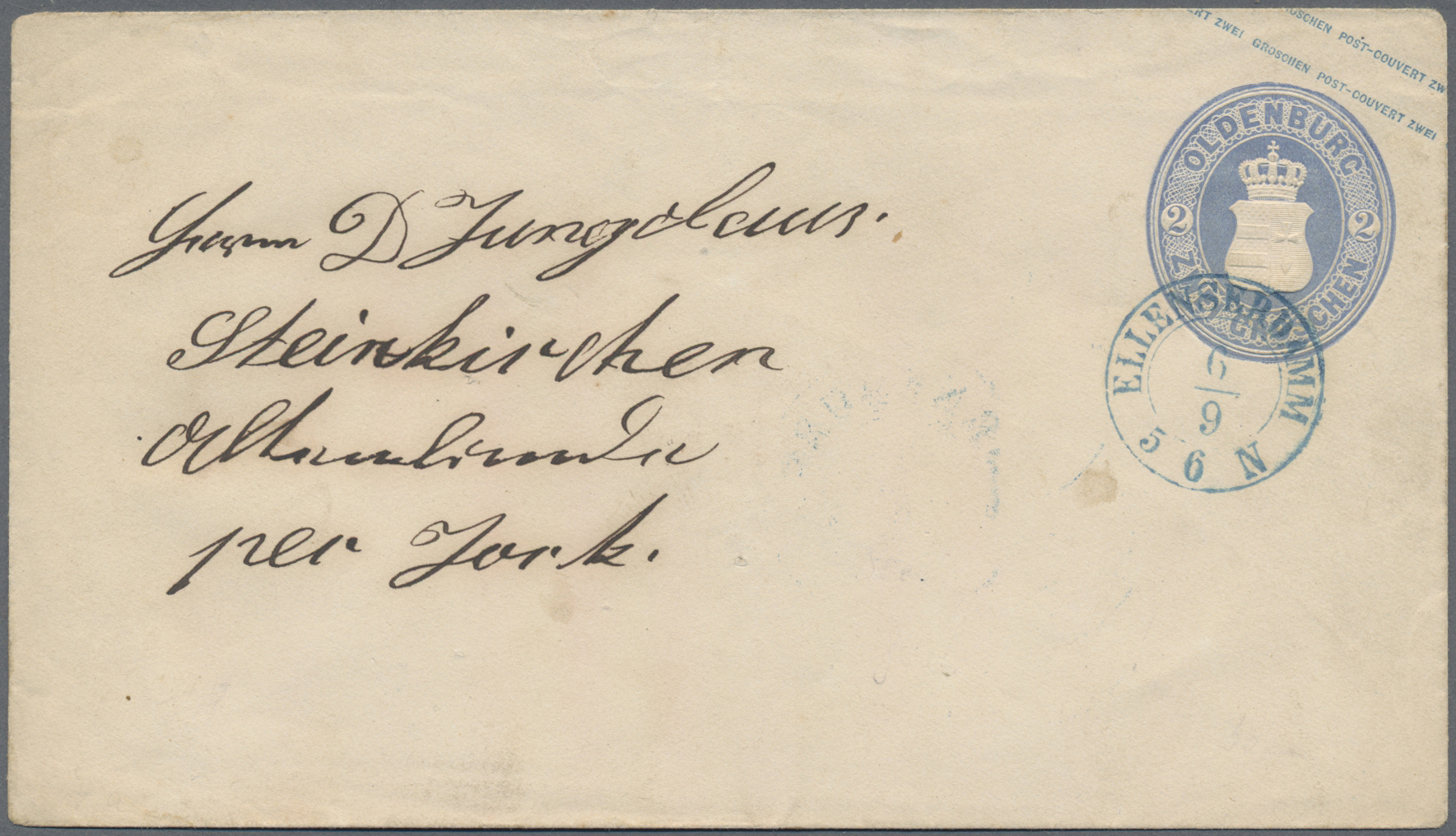 Lot 478 - Oldenburg - Ganzsachen - Auktionshaus Edgar Mohrmann & Co. Internat. Briefmarken-Auktionen GmhH Auction #211 Lot 478 - Oldenburg - Ganzsachen - Auktionshaus Edgar Mohrmann & Co. Internat. Briefmarken-Auktionen GmhH Auction #211