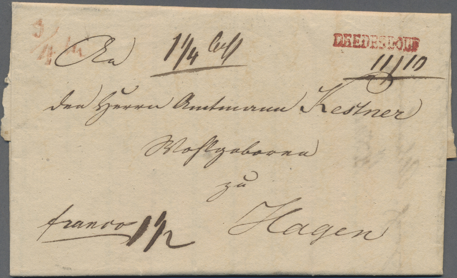 Lot 406 - Oldenburg - Vorphilatelie  -  Auktionshaus Edgar Mohrmann & Co. Internat. Briefmarken-Auktionen GmhH Auction #211  
