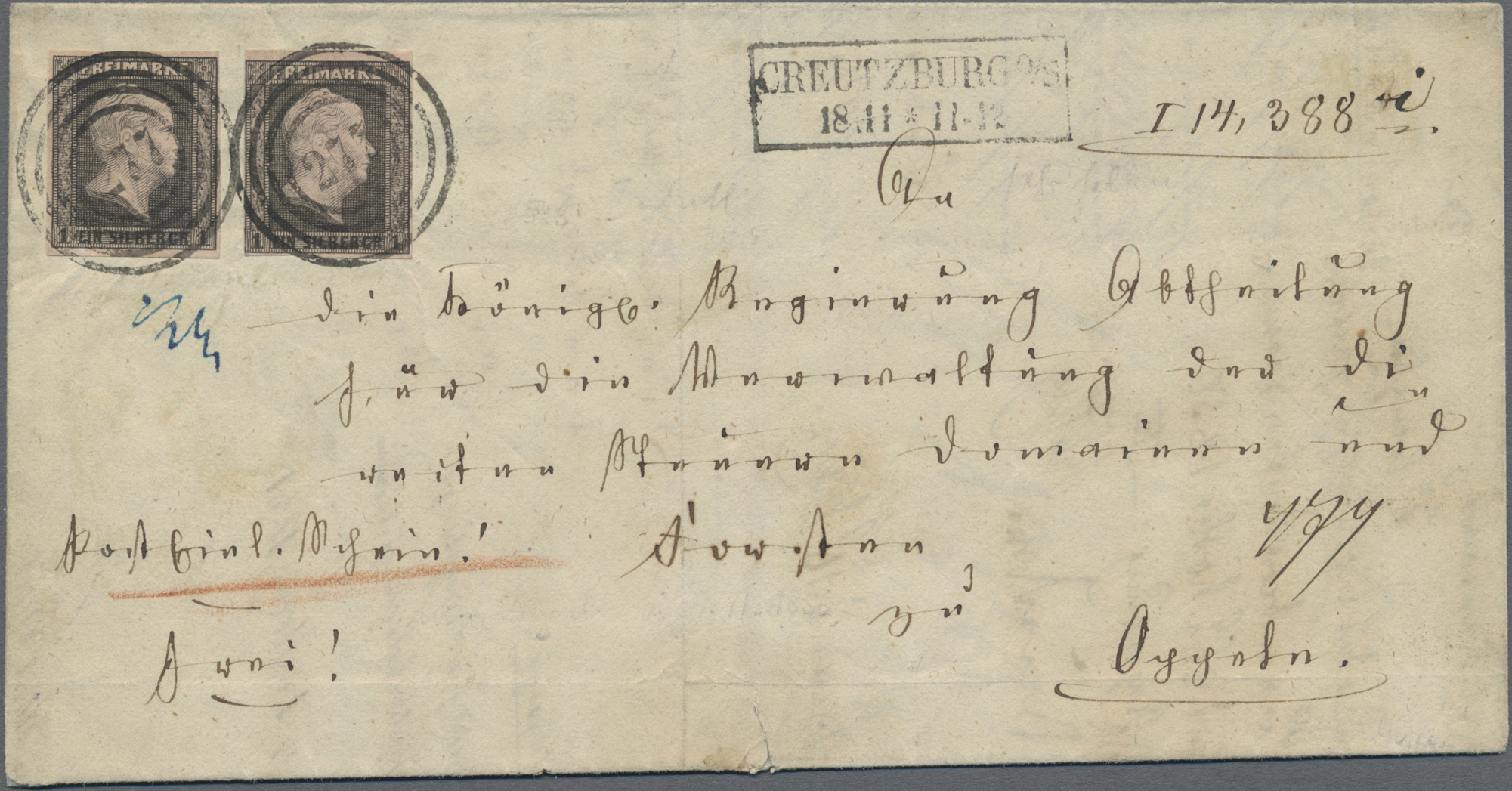 Lot 03000 - Preußen - Marken und Briefe - Auktionshaus Christoph Gärtner GmbH & Co. KG 53rd AUCTION - Day 3 Germany Lot 03000 - Preußen - Marken und Briefe - Auktionshaus Christoph Gärtner GmbH & Co. KG 53rd AUCTION - Day 3 Germany