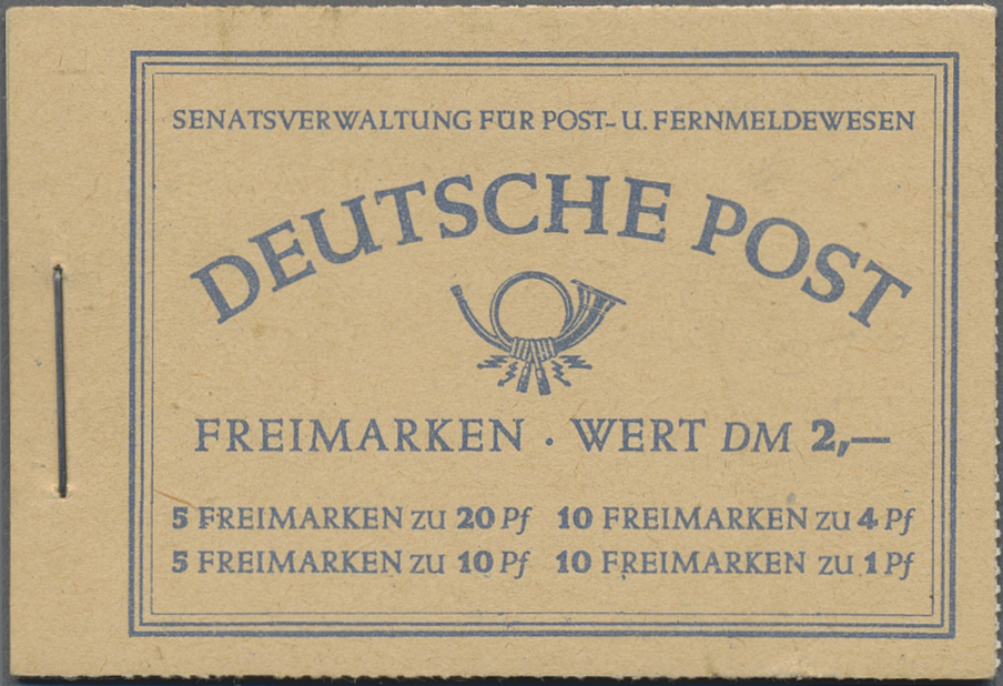 Lot 06439 - berlin - markenheftchen - Auktionshaus Christoph Gärtner GmbH & Co. KG 58th AUCTION - Day 2 Lot 06439 - berlin - markenheftchen - Auktionshaus Christoph Gärtner GmbH & Co. KG 58th AUCTION - Day 2