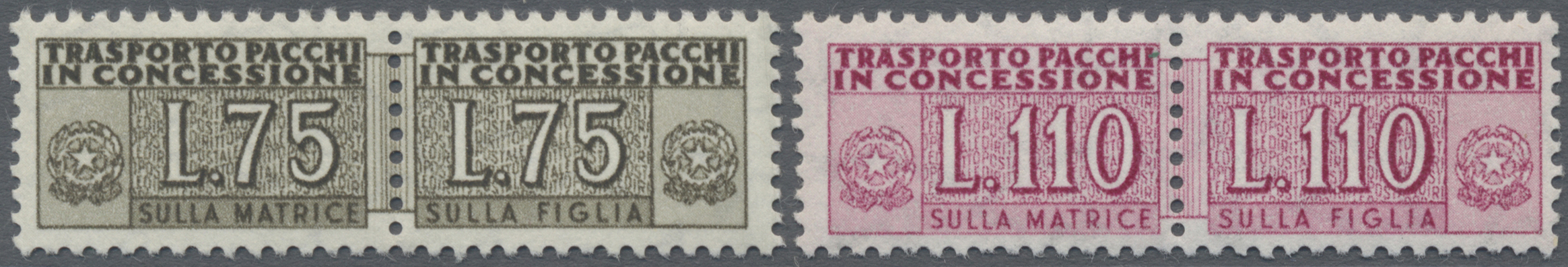 Lot 02922 - Italien - Gebührenmarken: Paketzustellung - Auktionshaus Christoph Gärtner GmbH & Co. KG 58th AUCTION - Day 2 Lot 02922 - Italien - Gebührenmarken: Paketzustellung - Auktionshaus Christoph Gärtner GmbH & Co. KG 58th AUCTION - Day 2