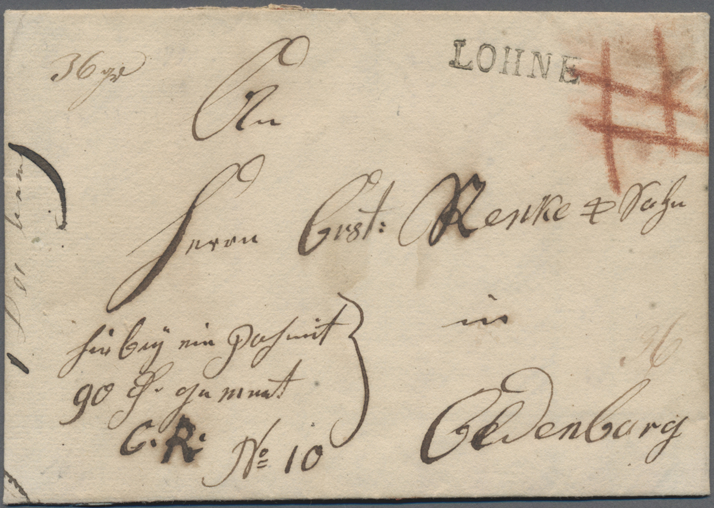 Lot 2080 - Oldenburg - Vorphilatelie - Auktionshaus Edgar Mohrmann & Co. Internat. Briefmarken-Auktionen GmhH Auction #211 Lot 2080 - Oldenburg - Vorphilatelie - Auktionshaus Edgar Mohrmann & Co. Internat. Briefmarken-Auktionen GmhH Auction #211