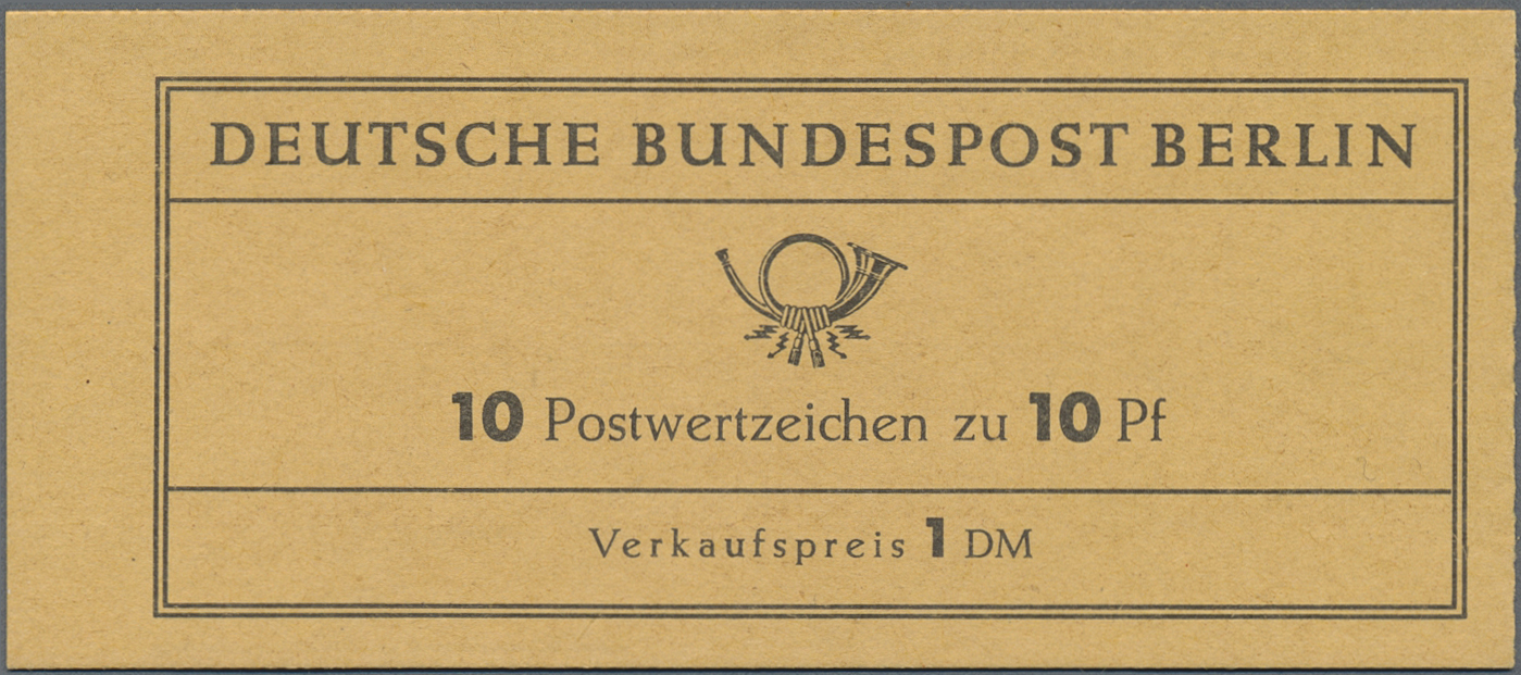 Lot 06440 - berlin - markenheftchen - Auktionshaus Christoph Gärtner GmbH & Co. KG 58th AUCTION - Day 2 Lot 06440 - berlin - markenheftchen - Auktionshaus Christoph Gärtner GmbH & Co. KG 58th AUCTION - Day 2