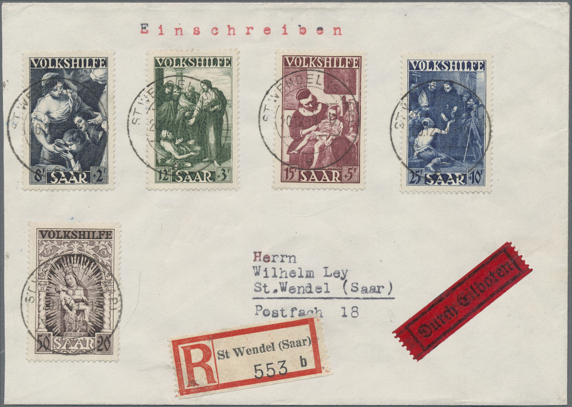 Lot 06531 - Saarland (1947/56) - Auktionshaus Christoph Gärtner GmbH & Co. KG 58th AUCTION - Day 2 Lot 06531 - Saarland (1947/56) - Auktionshaus Christoph Gärtner GmbH & Co. KG 58th AUCTION - Day 2