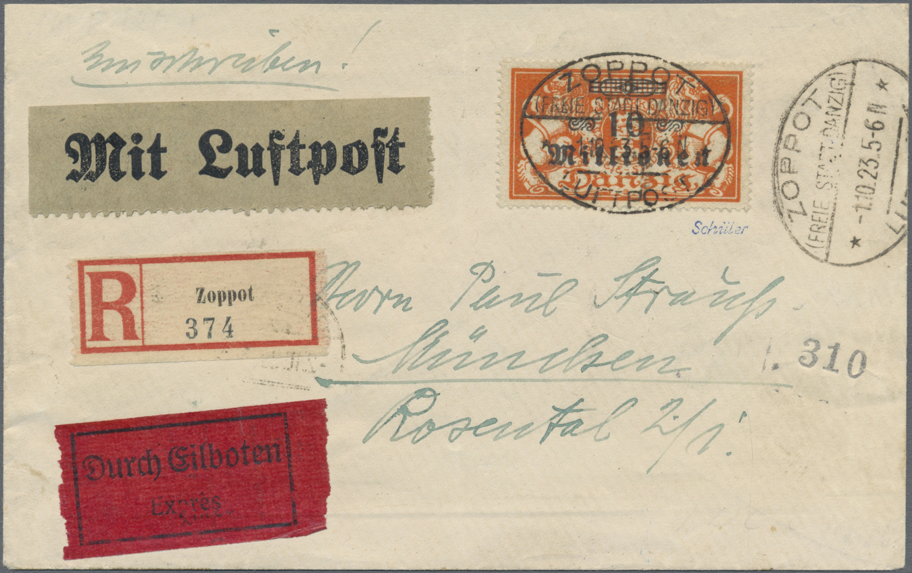 Lot 05868 - danzig  -  Auktionshaus Christoph Gärtner GmbH & Co. KG 58th AUCTION - Day 2