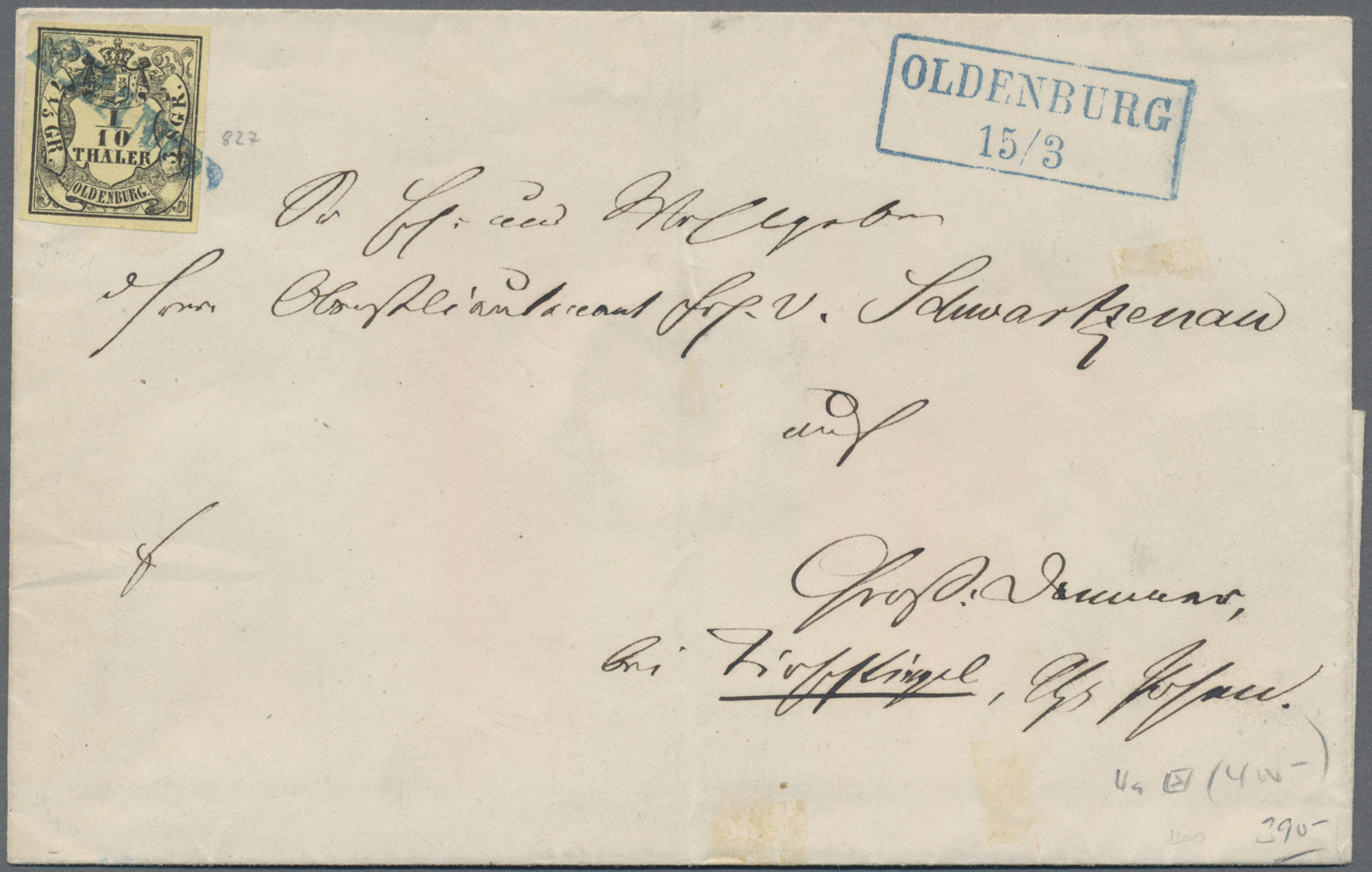 Lot 448 - Oldenburg - Marken und Briefe - Auktionshaus Edgar Mohrmann & Co. Internat. Briefmarken-Auktionen GmhH Auction #211 Lot 448 - Oldenburg - Marken und Briefe - Auktionshaus Edgar Mohrmann & Co. Internat. Briefmarken-Auktionen GmhH Auction #211