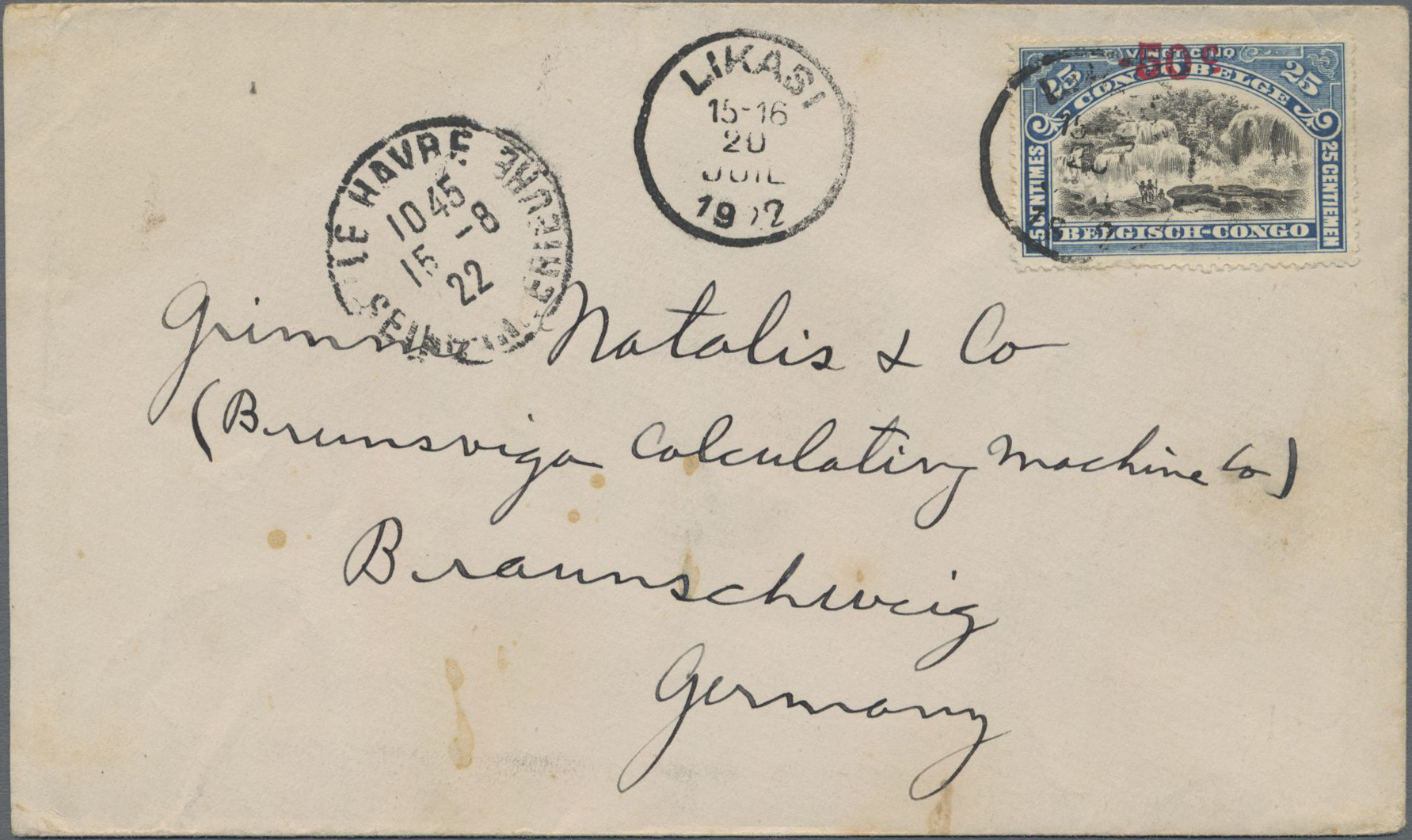 Lot 01350 - belgisch-kongo  -  Auktionshaus Christoph Gärtner GmbH & Co. KG 53rd AUCTION - Day 2 Overseas, Europe