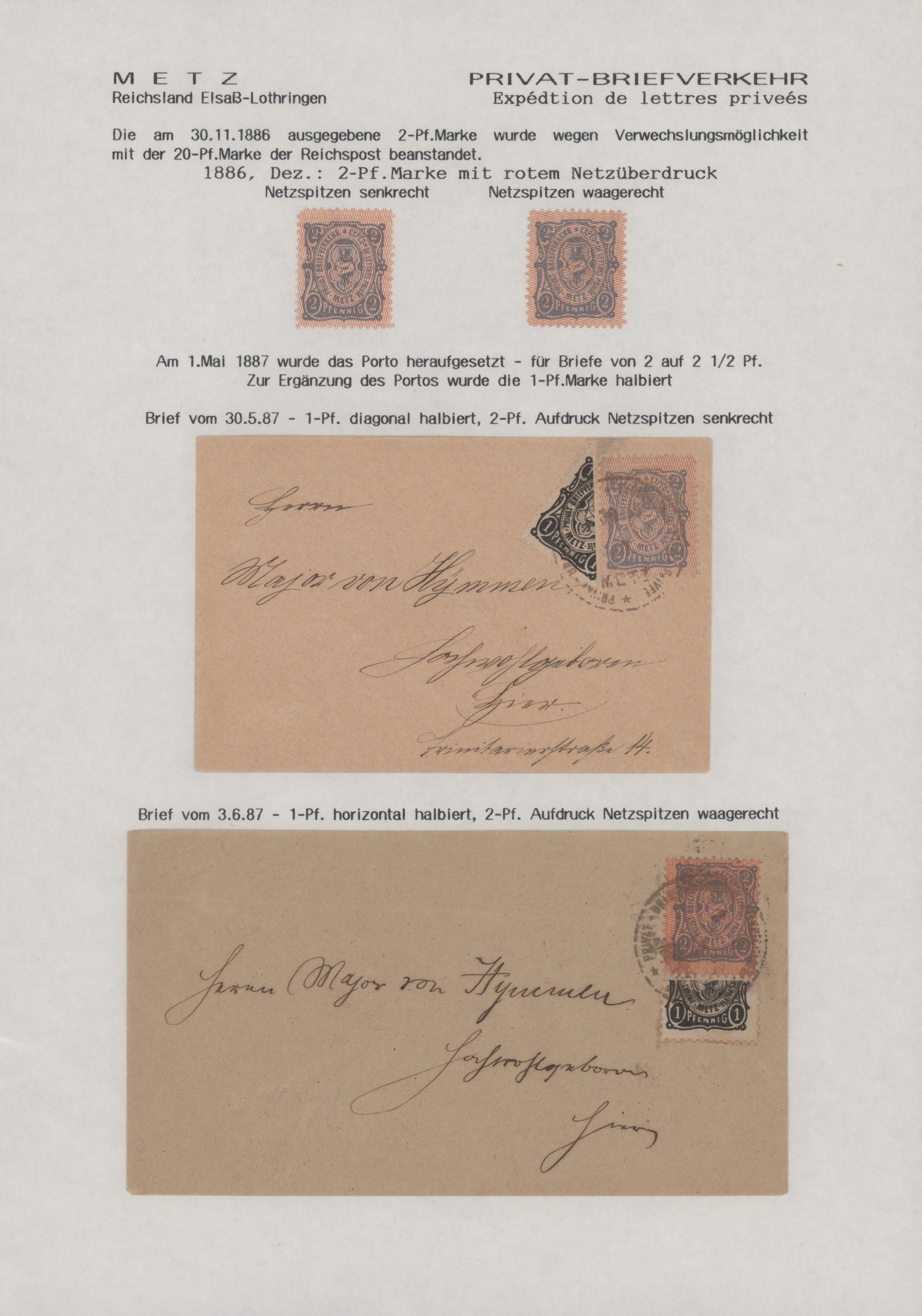 Lot 10785 - Deutsches Reich - Privatpost (Stadtpost) - Auktionshaus Christoph Gärtner GmbH & Co. KG 57th AUCTION - Day 5 Lot 10785 - Deutsches Reich - Privatpost (Stadtpost) - Auktionshaus Christoph Gärtner GmbH & Co. KG 57th AUCTION - Day 5